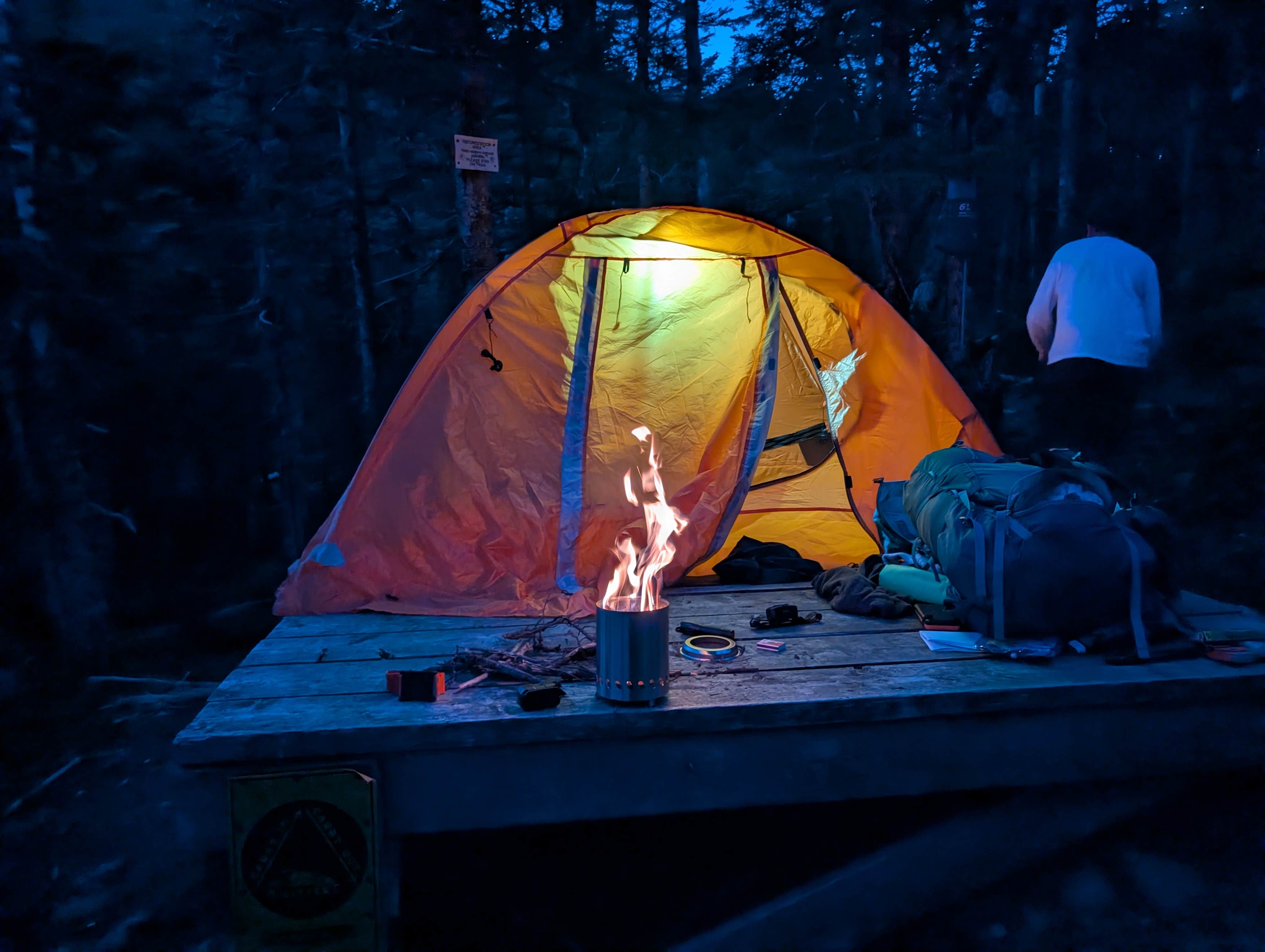 Camping near Deer Farm Camps & Campground - TEMPORARILY CLOSED: Myron H. Avery Memorial Campsite — Bigelow Ecological Reserve, Stratton, Maine