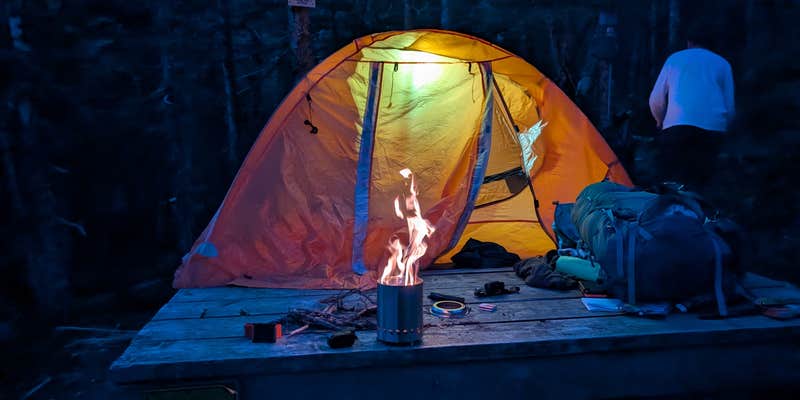 Camper submitted image from Myron H. Avery Memorial Campsite — Bigelow Ecological Reserve
