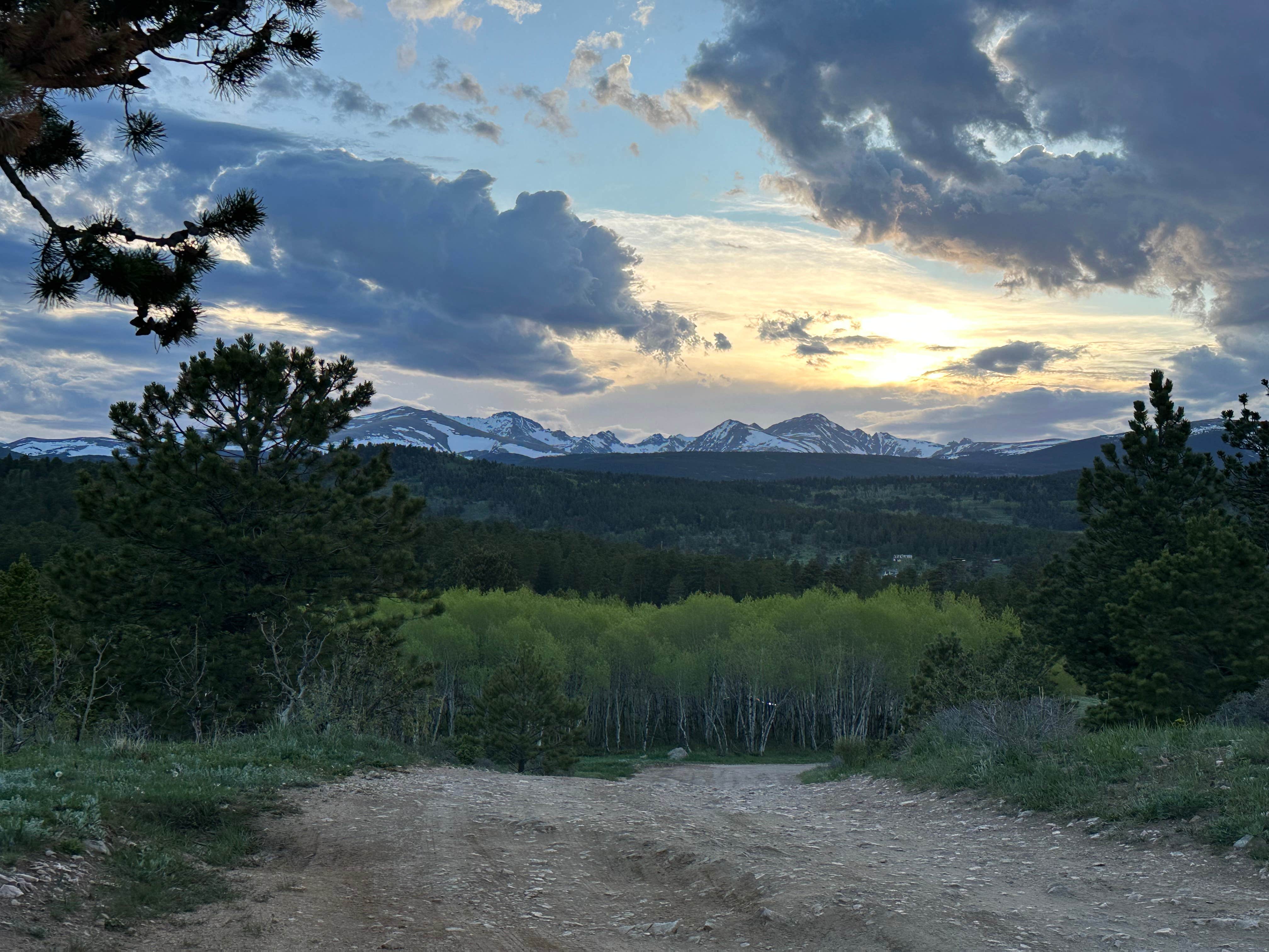Eliza S.'s photo of a dispersed camping area at N Boulder Creek Dispersed Camping near Rollinsville, CO