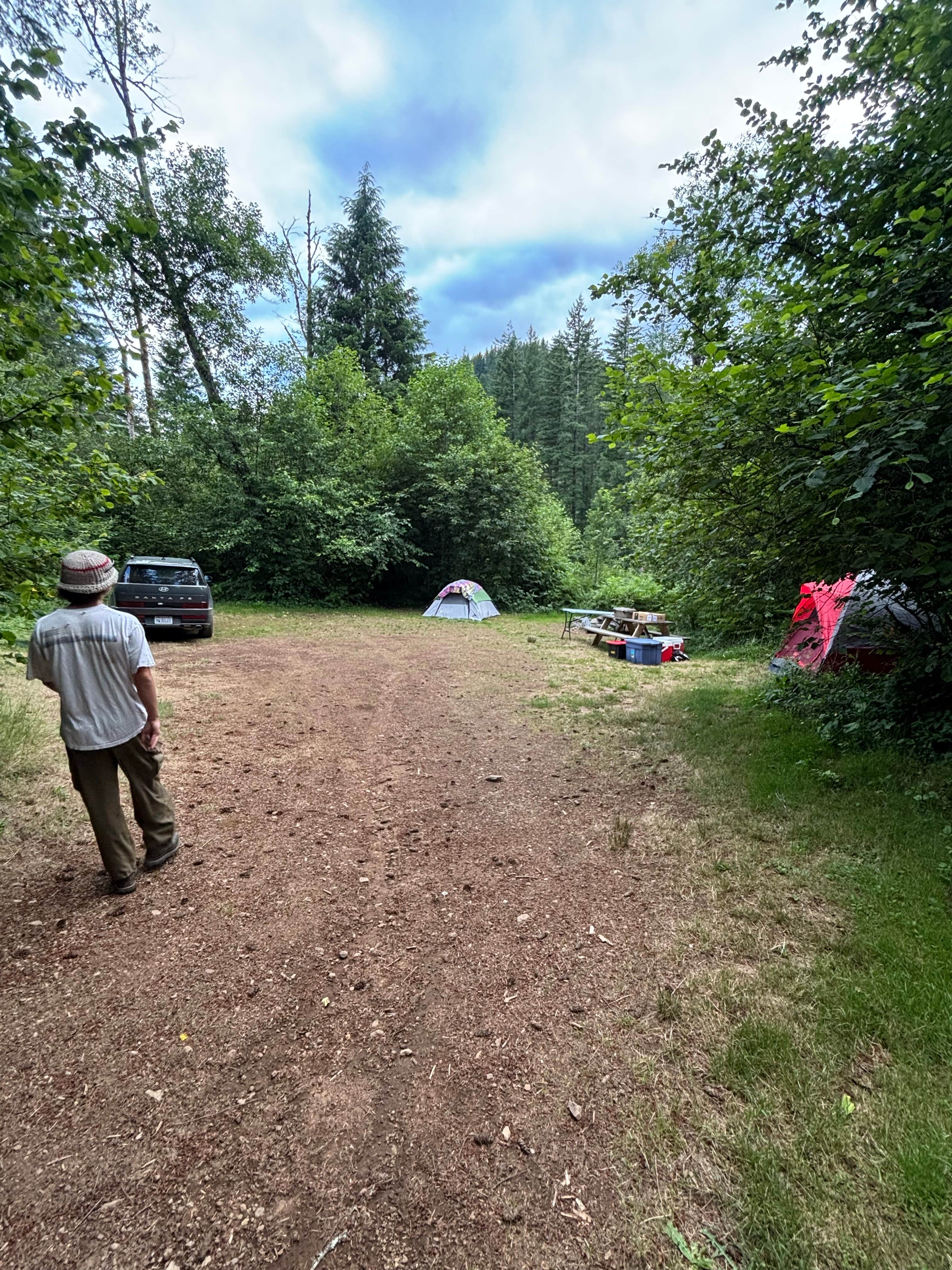Camper-submitted photo at Naked Falls near Corbett, OR