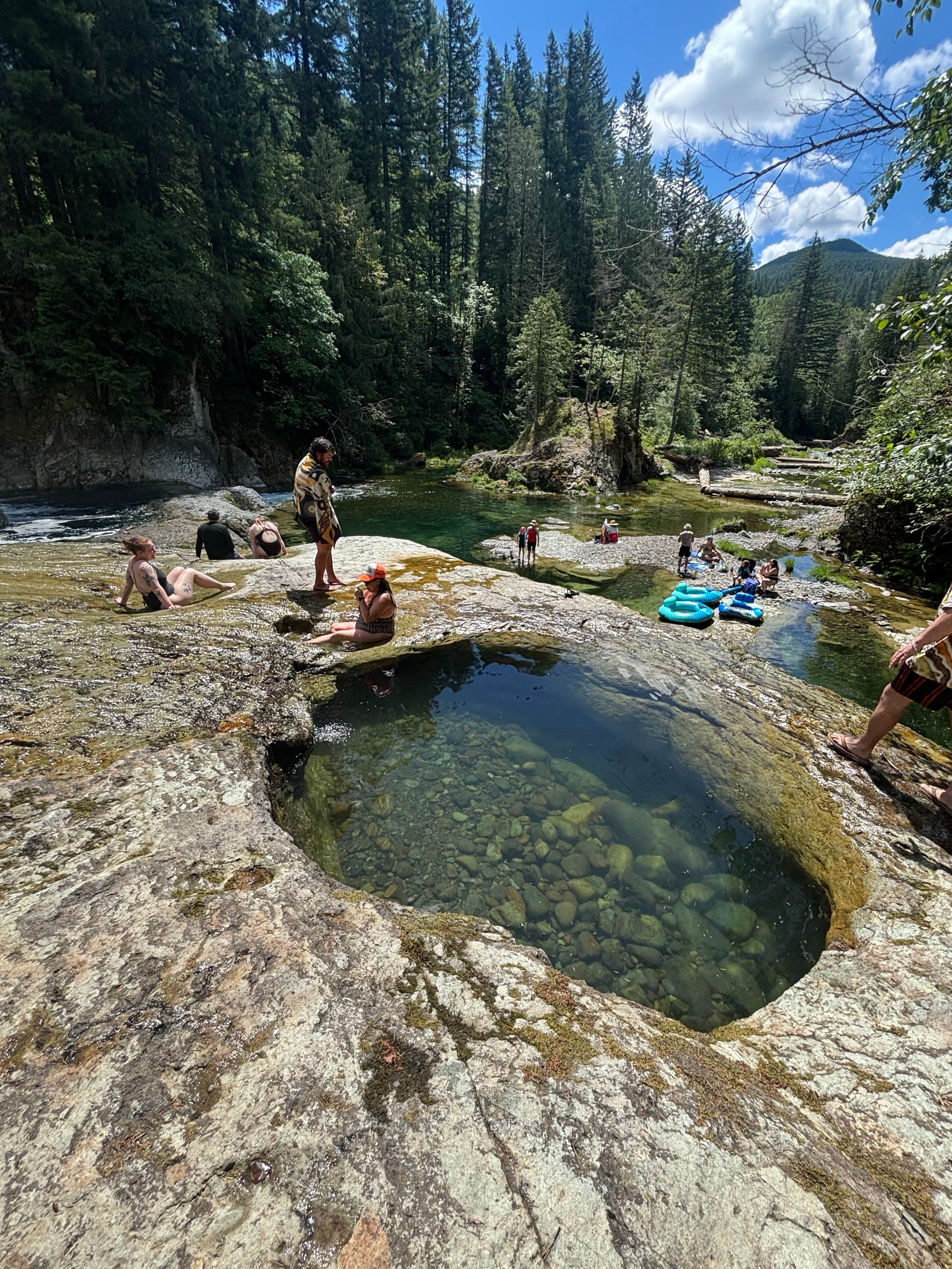 Camper-submitted photo at Naked Falls near Corbett, OR
