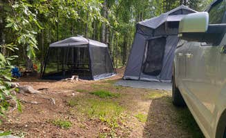 Brent L.'s photo of camping with pets at Nancy Lake State Recreation Site Campground near Talkeetna, AK