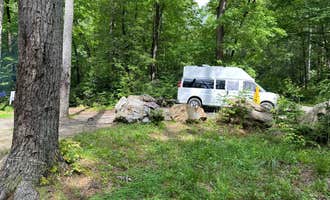 Camping near Crabtree Creek on Victor Road: National Forest Road/Steele Creek/Nates Place Dispersed Campsite, Jonas Ridge, North Carolina