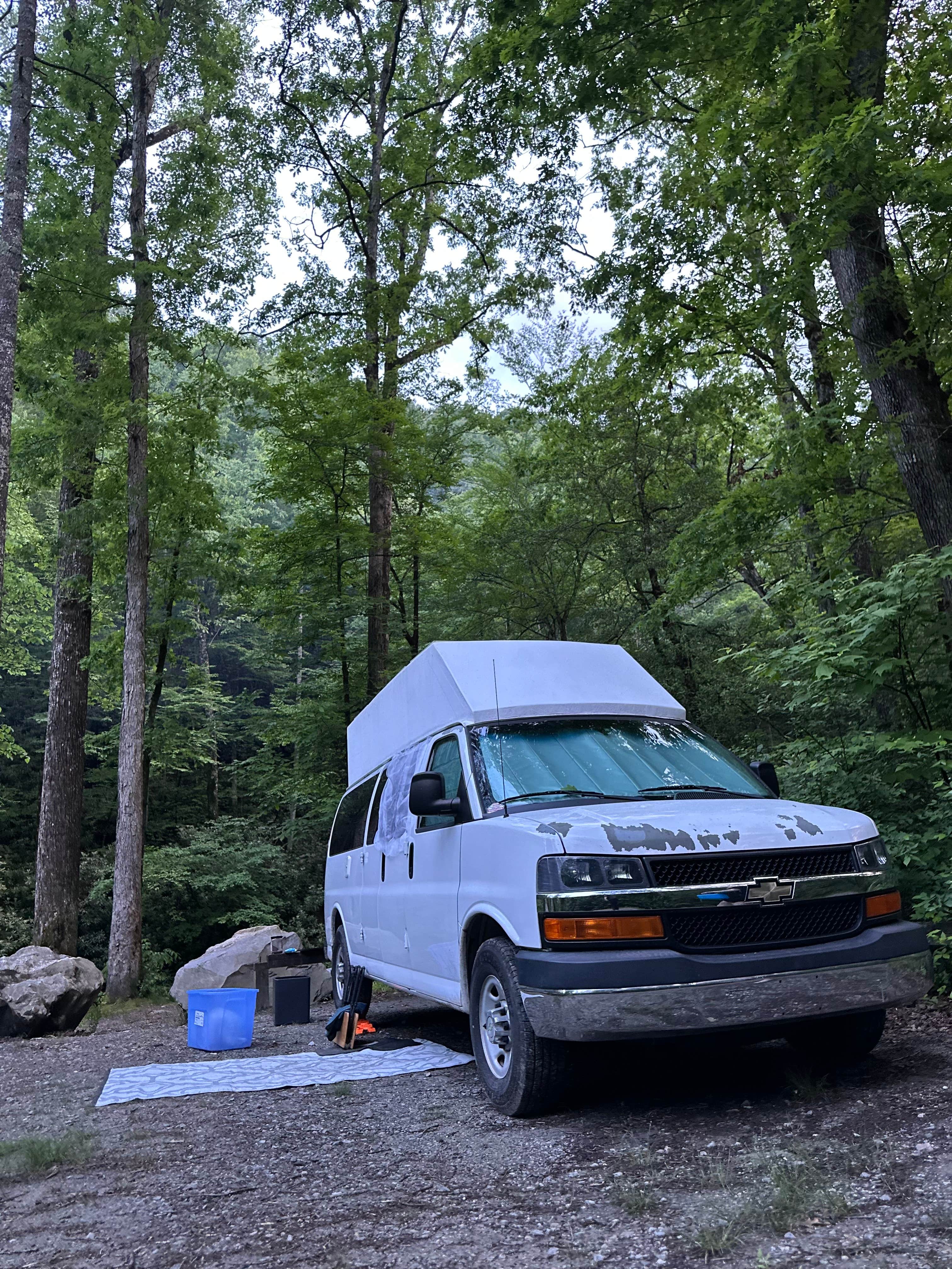 Camper-submitted photo at National Forest Road/Steele Creek/Nates Place Dispersed Campsite near Hays, NC