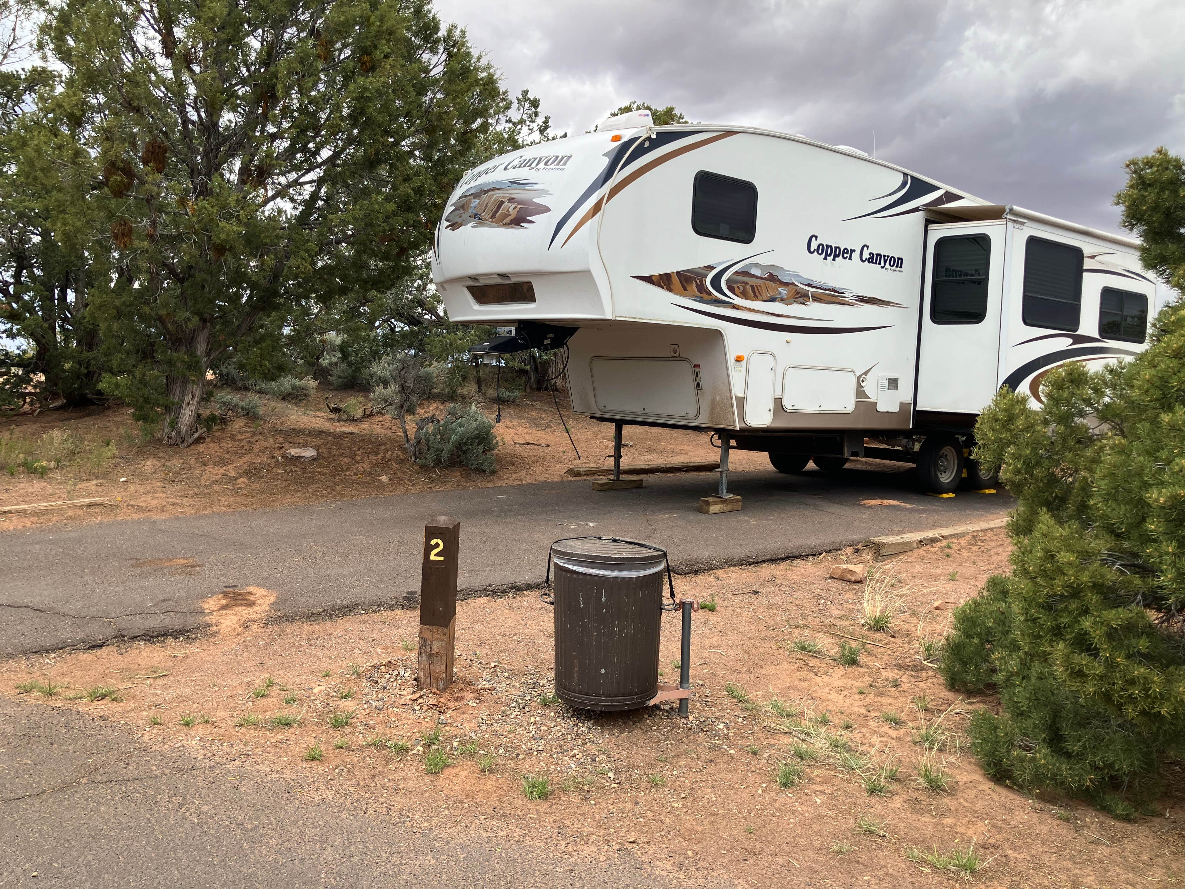 Roger W.'s photo of rv camping at Navajo National Monument Sunset View Campground near Kayenta, AZ