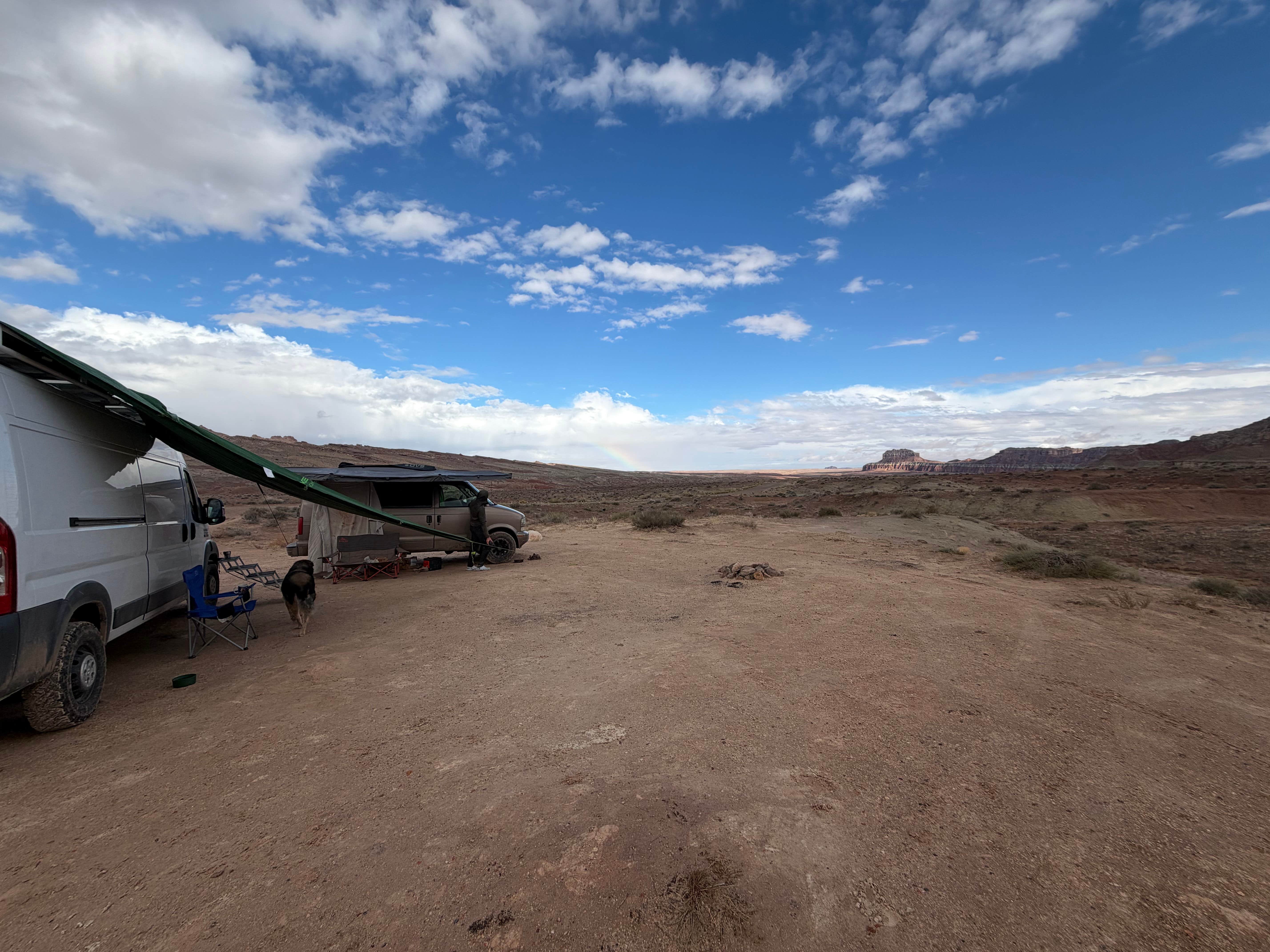 Camping near Tomsich Butte TH: dispersed near goblin valley state park, Hanksville, Utah