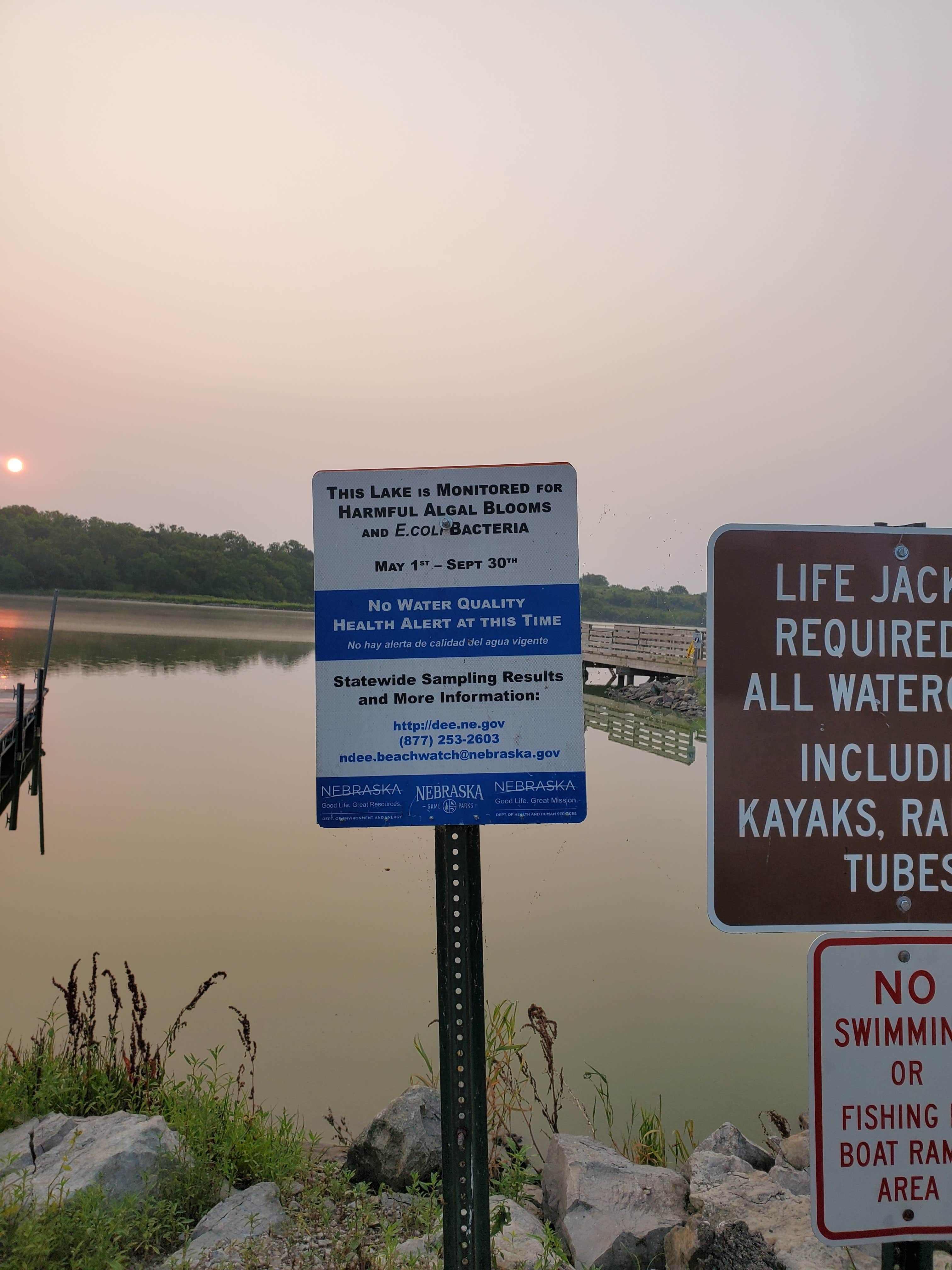Camper-submitted photo at Iron Horse Trail Lake near Du Bois, NE