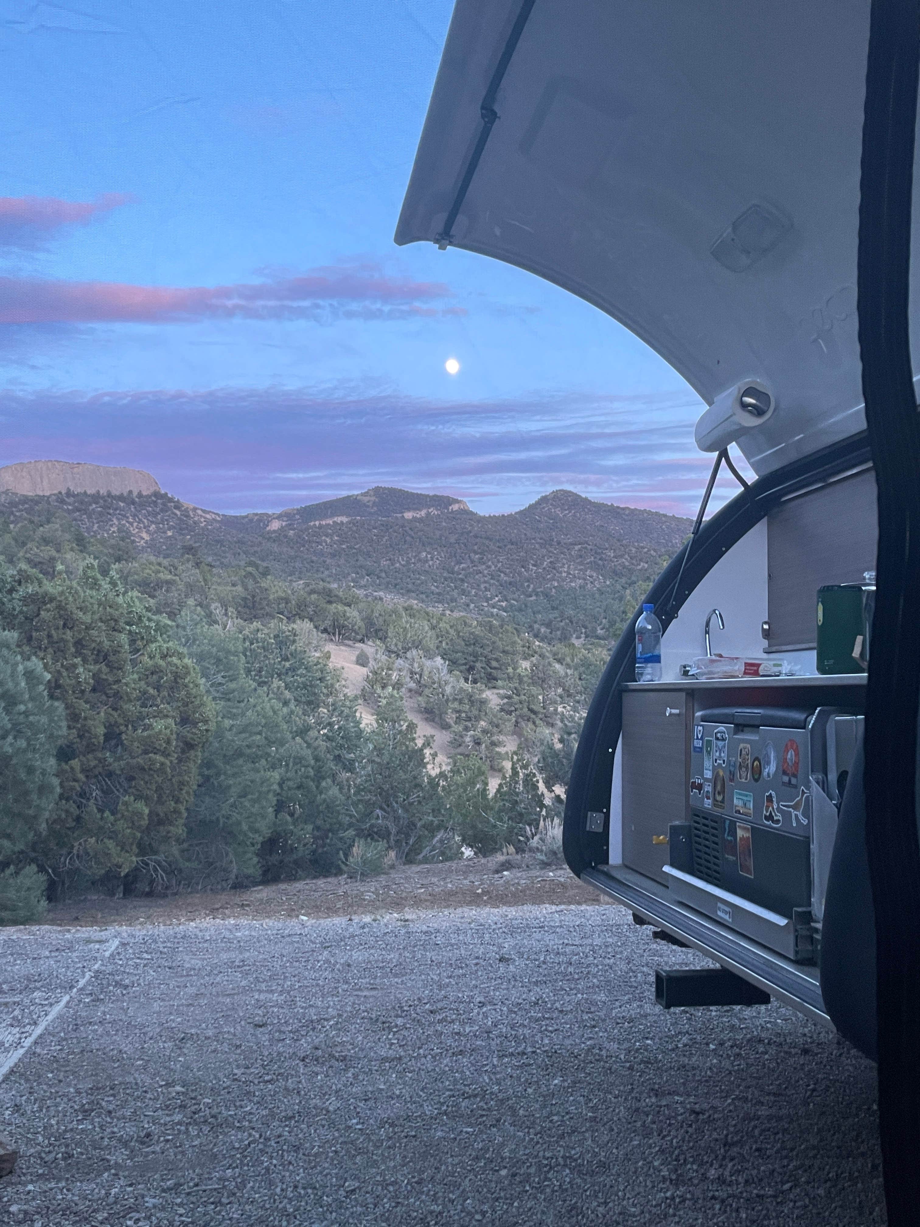 Amy H.'s photo of rv camping at Elk Flat Campground — Cave Lake State Park near Ruth, NV