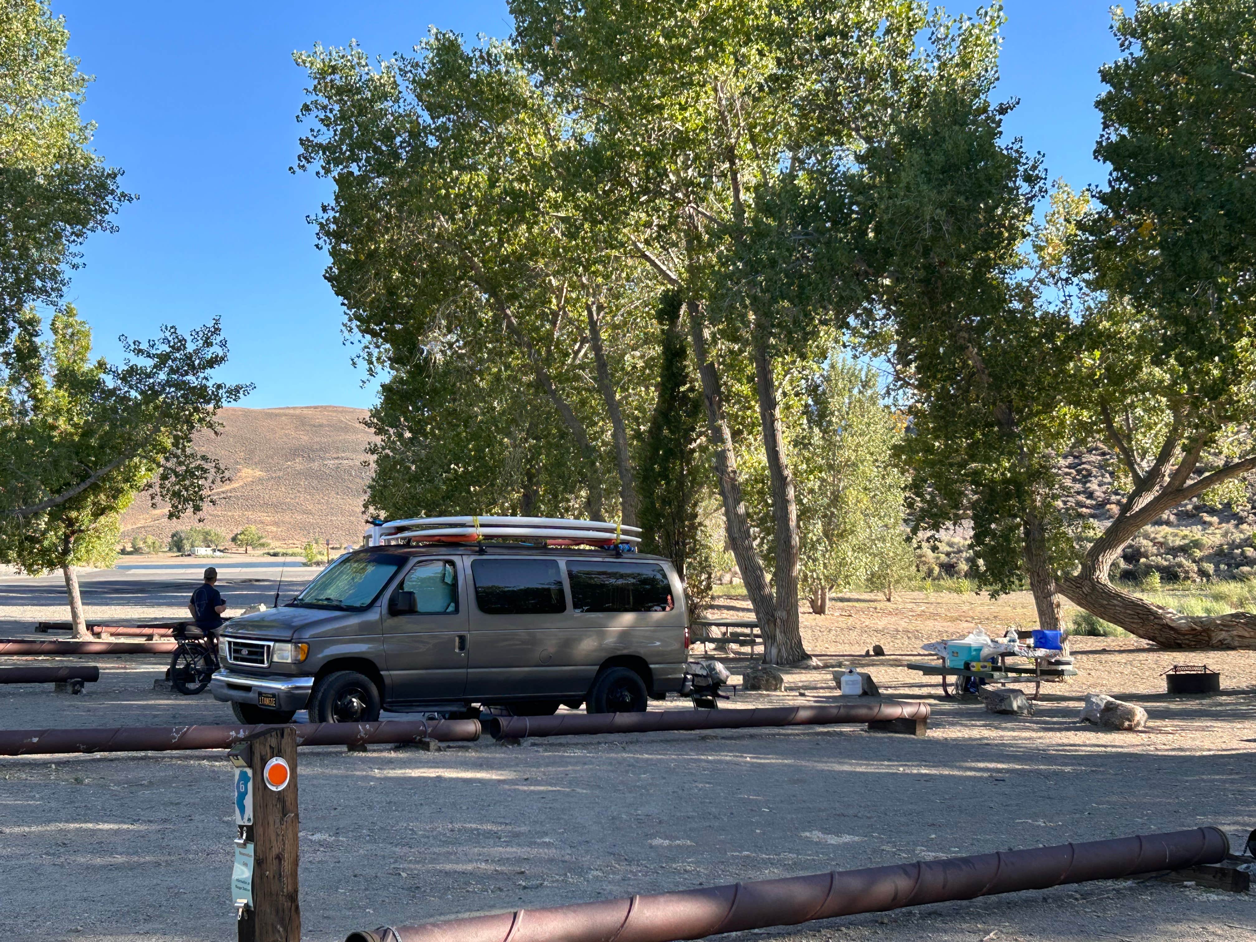 Duranne C.'s photo of camping with pets at Topaz Lake Recreation Area near Gardnerville, NV