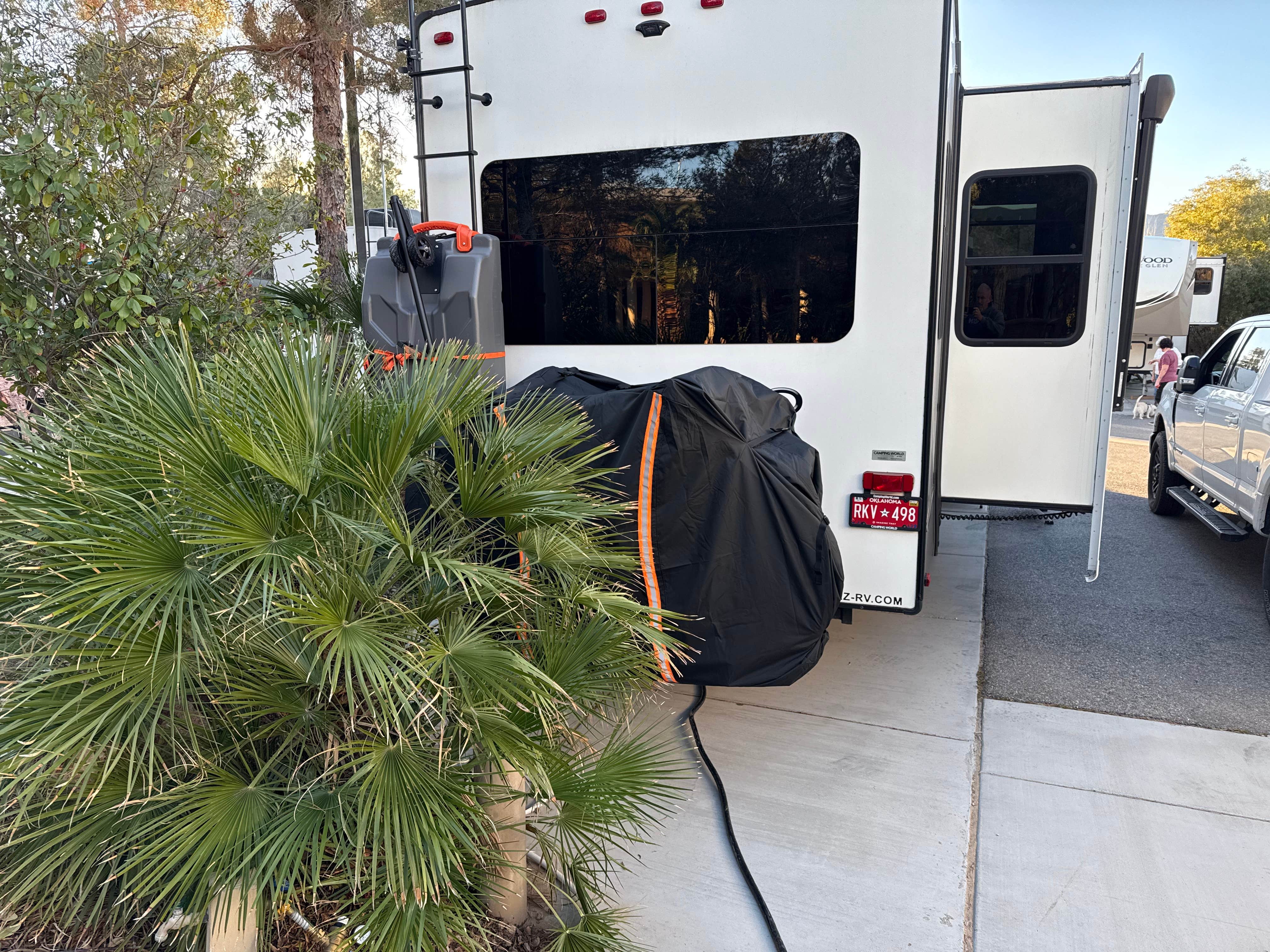 Andy A.'s photo of camping with pets at Nevada Treasure RV Resort near Indian Springs, NV