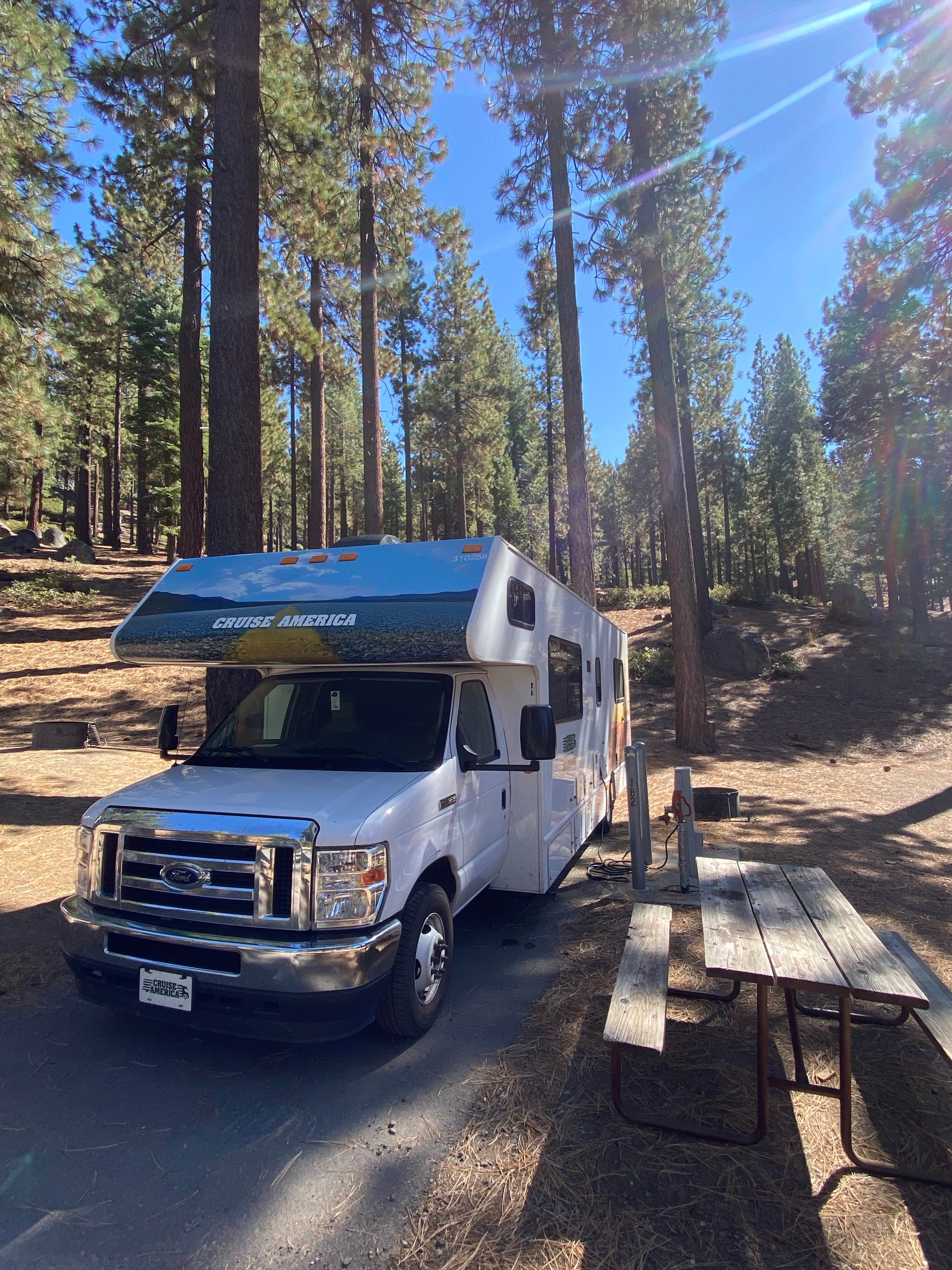 Raymond V.'s photo of rv camping at Zephyr Cove RV & Campground — Lake Tahoe Basin Management Unit near Stateline, NV