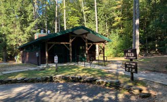 Roger W.'s photo of a cabin at Bear Brook State Park Campground near Gilmanton, NH