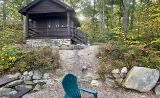 Judy W.'s photo of a cabin at Bear Brook State Park Campground near Newburyport, MA