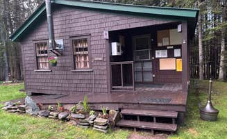 Alicia B.'s photo of a cabin at Deer Mountain Campground near Rangeley, ME