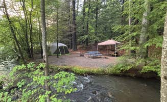 Nadine R.'s photo of a cabin at Gunstock Campground near Weare, NH
