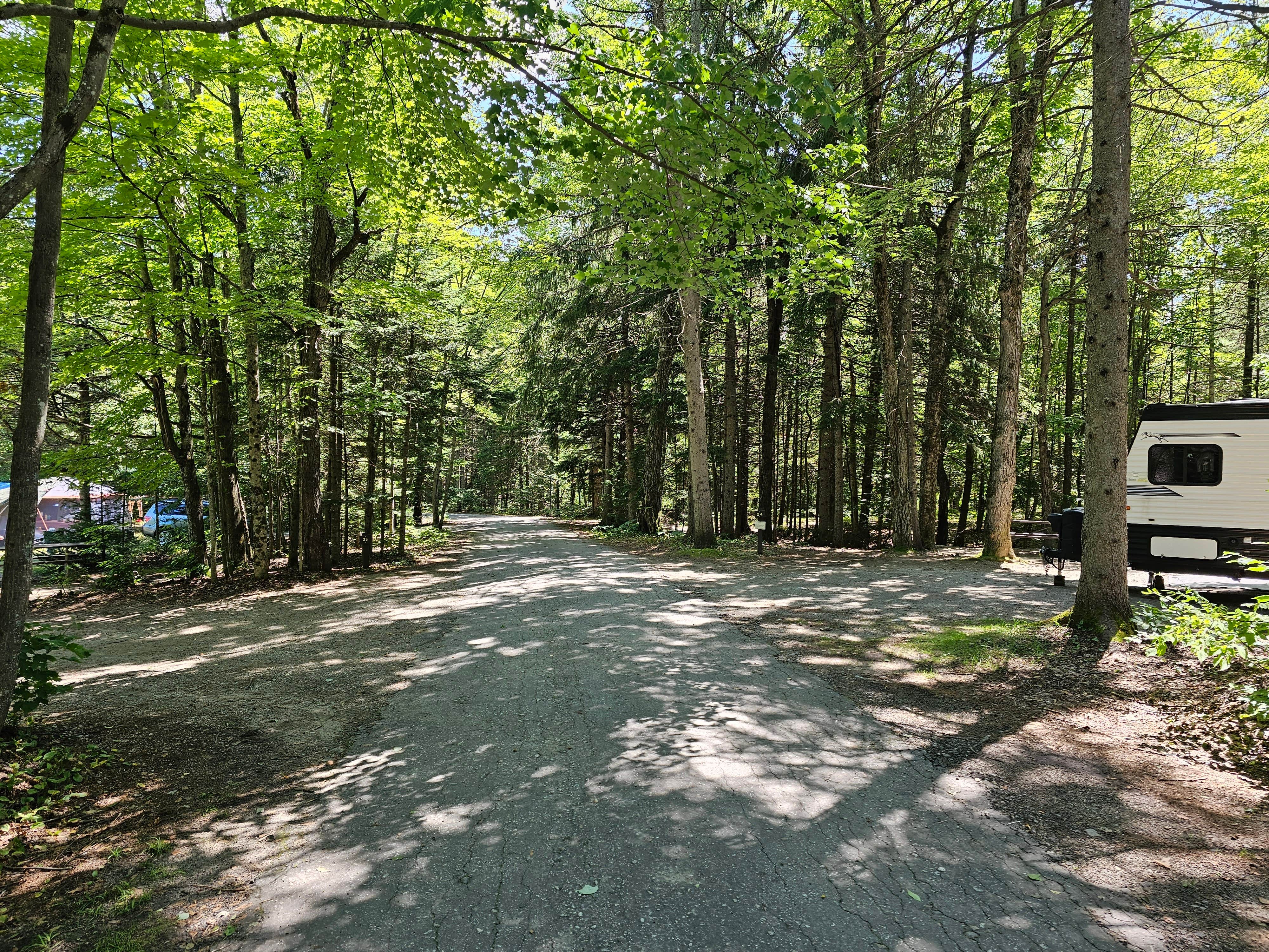 Kevin C.'s photo of rv camping at Moose Brook State Park Campground near West Bethel, ME