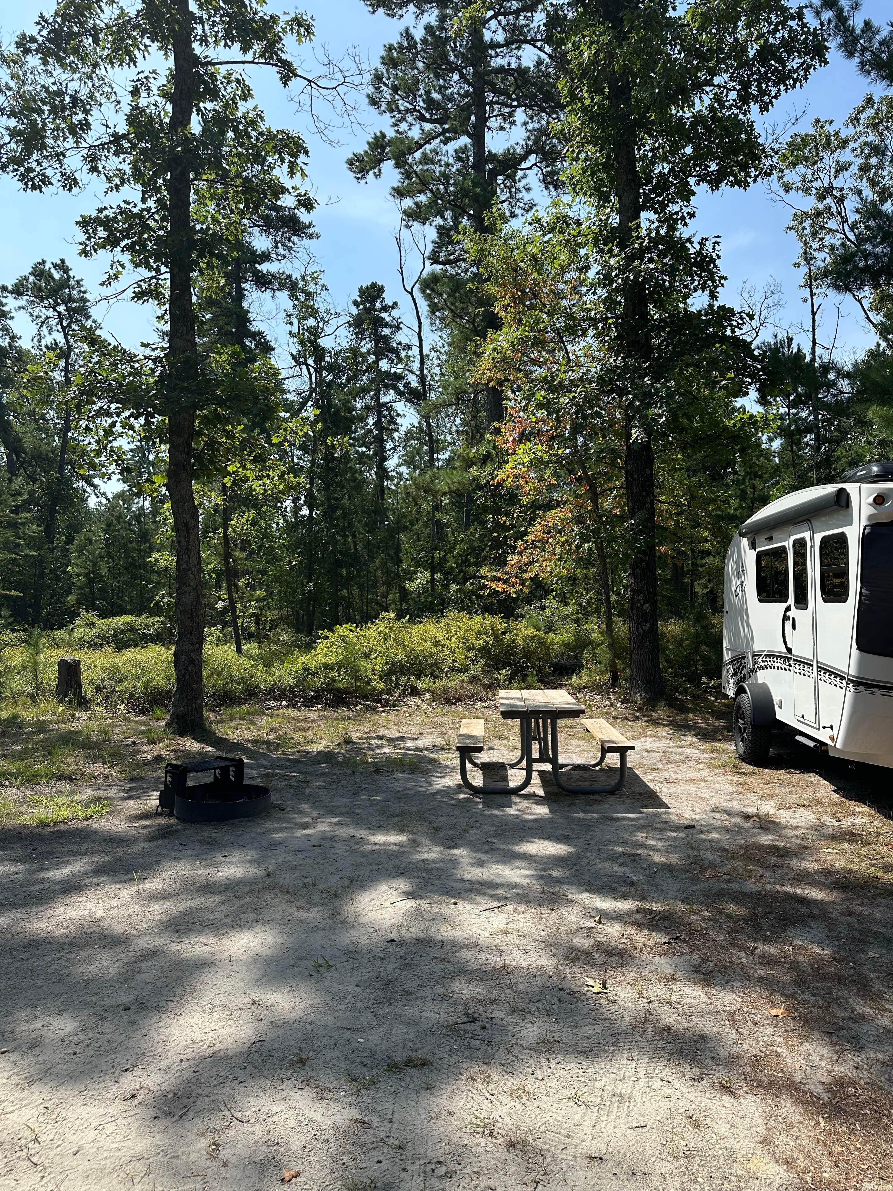 Laura G.'s photo of rv camping at Brendan Byrne State Forest near Toms River, NJ