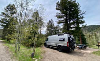 Julie F.'s photo of camping with pets at Agua Piedra Campground near Taos, NM