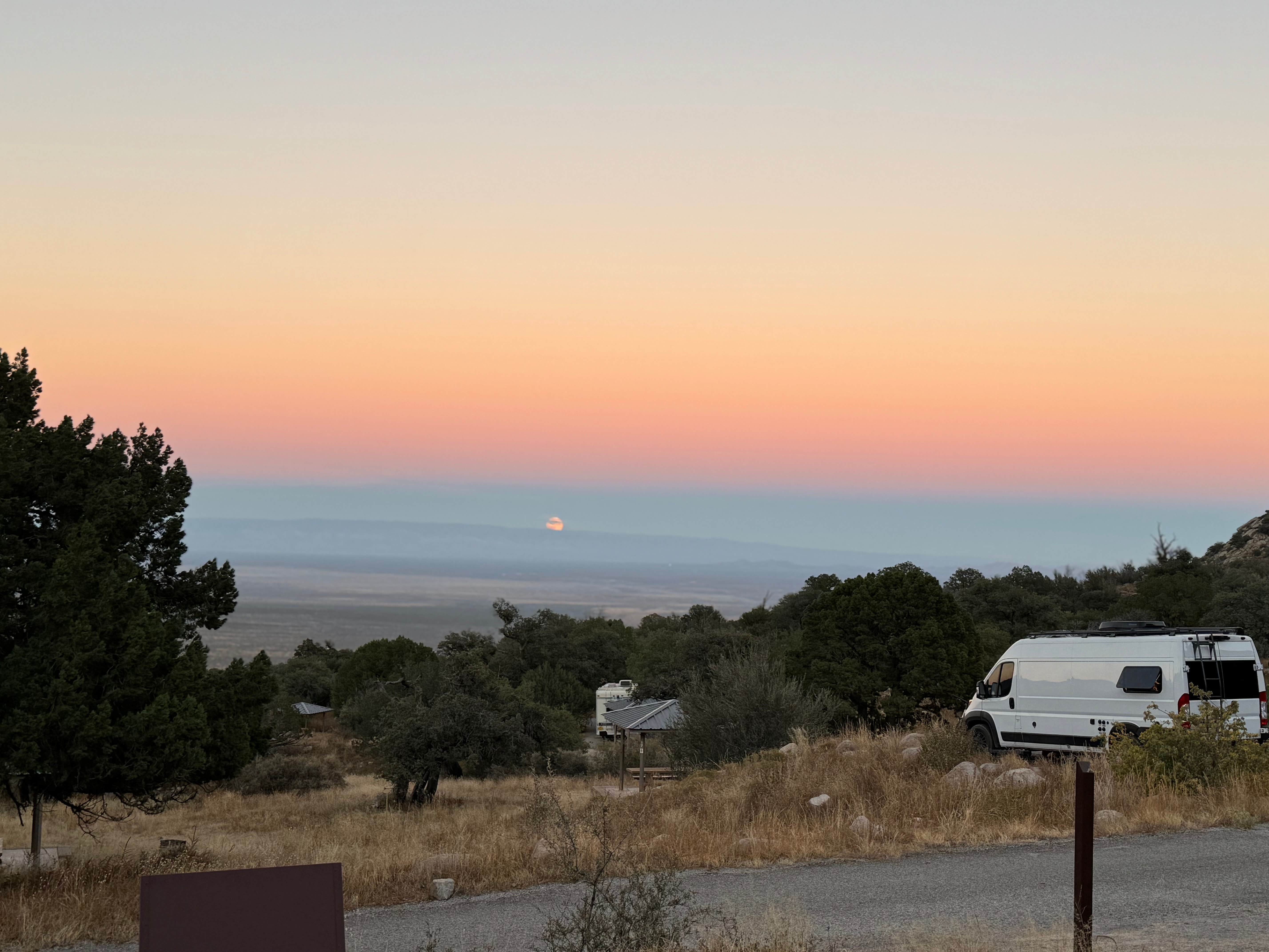 Katey B.'s photo of rv camping at Aguirre Spring Recreation Area and Campground near Organ, NM