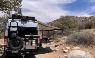 Julie F.'s photo of camping with pets at Aguirre Spring Recreation Area and Campground near El Paso, TX