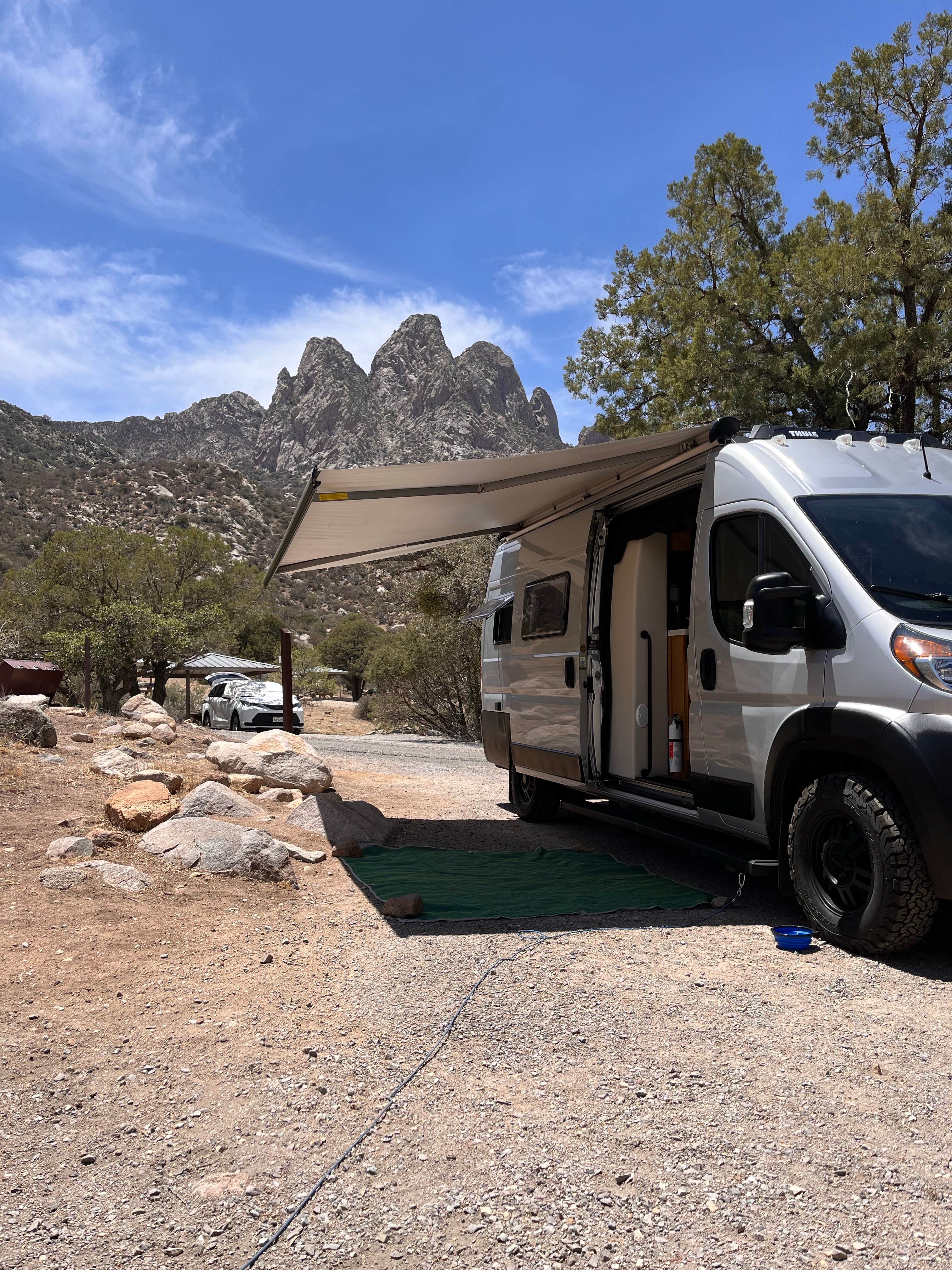 Julie F.'s photo of rv camping at Aguirre Spring Recreation Area and Campground near Organ, NM