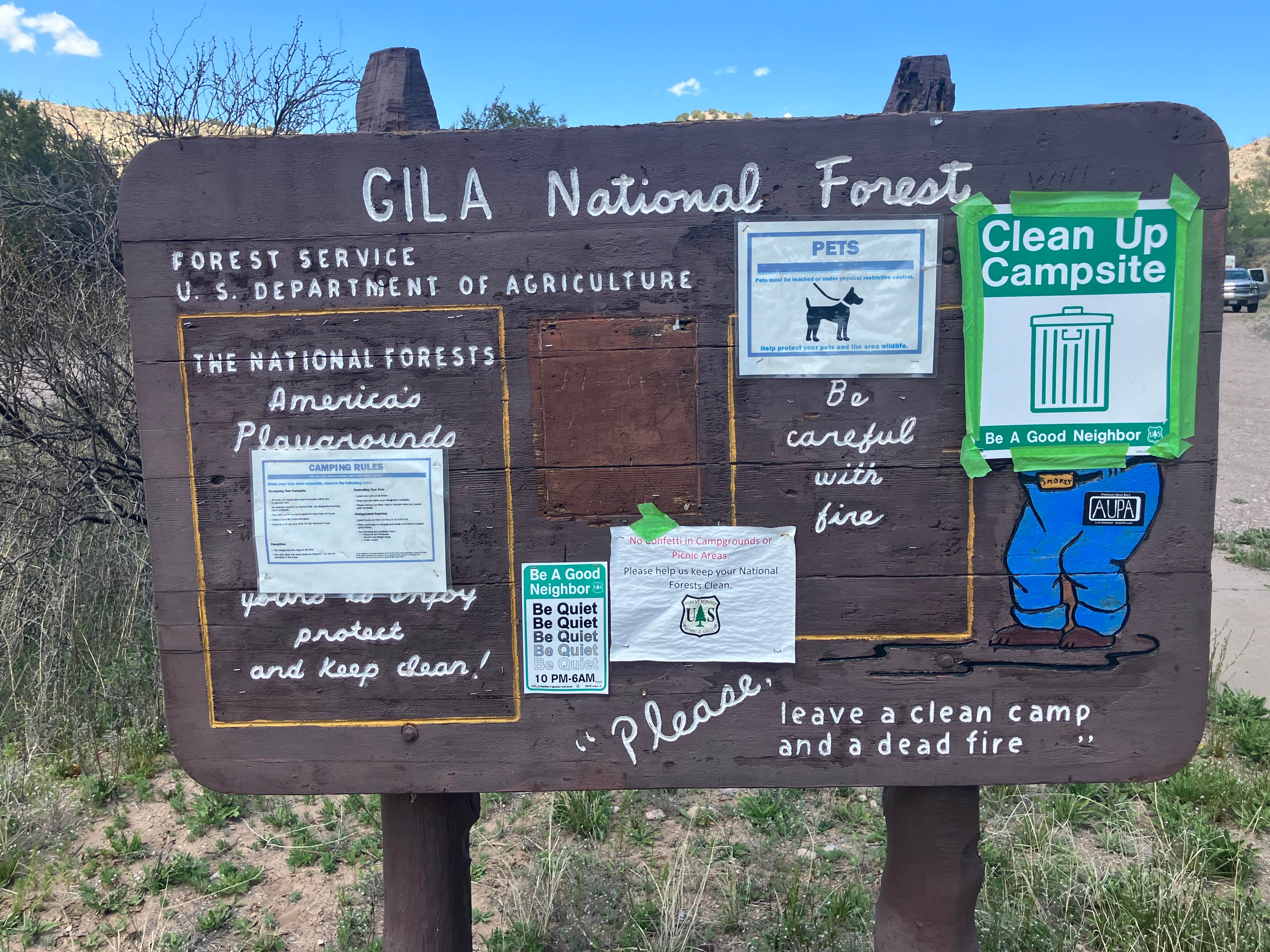 Camper-submitted photo at Bighorn Campground near Gila National Forest