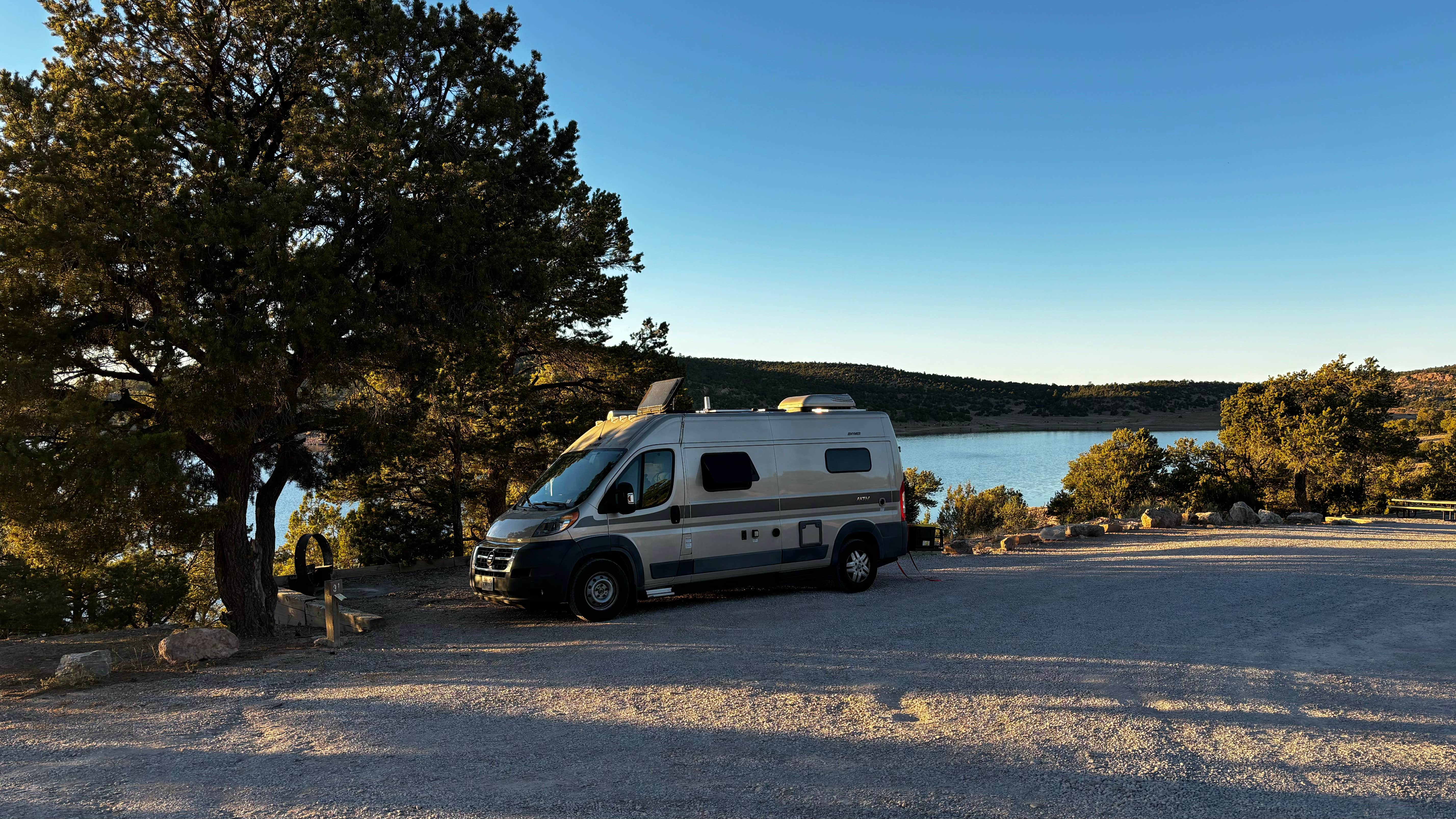 Kevin Z.'s photo of rv camping at Bluewater Lake State Park Campground near Pinehill, NM