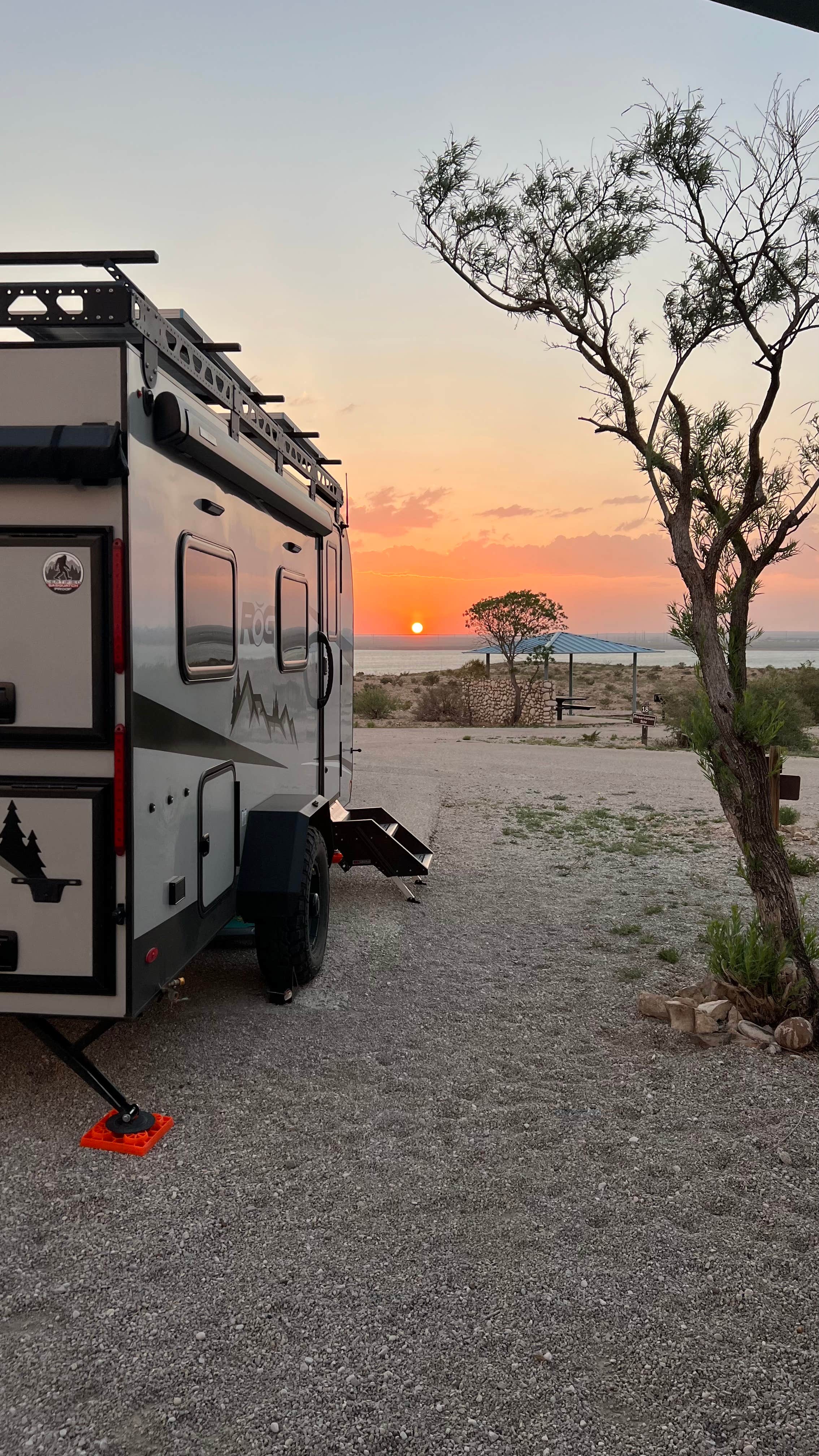 Jules S.'s photo of rv camping at Limestone Campground — Brantley Lake State Park near Carlsbad, NM
