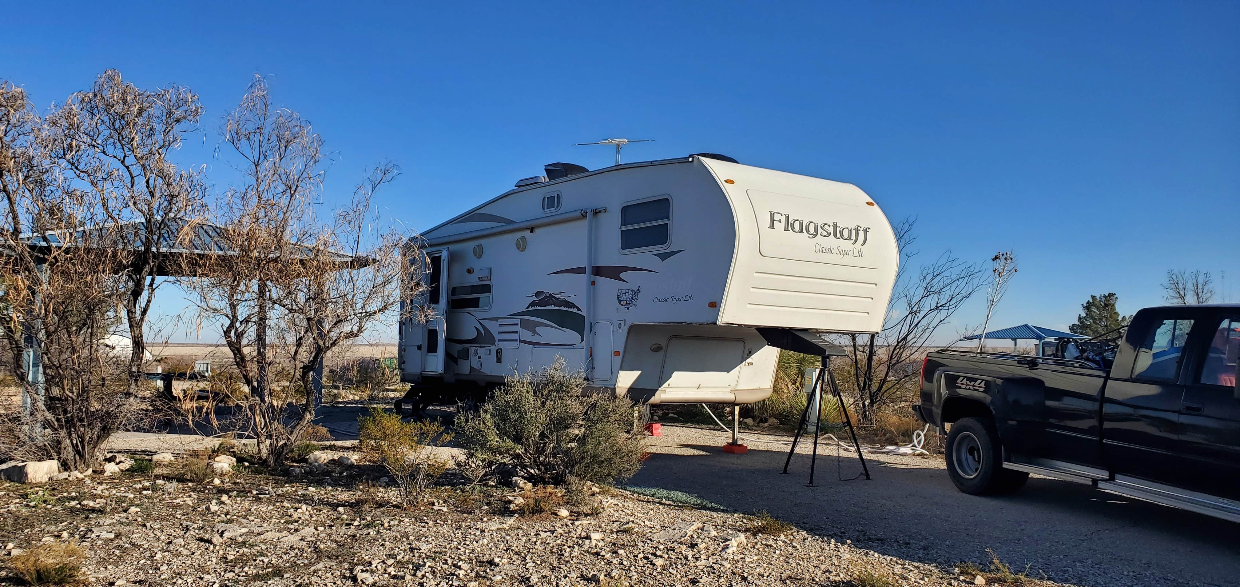 John R.'s photo of rv camping at Limestone Campground — Brantley Lake State Park near Carlsbad Caverns, NM