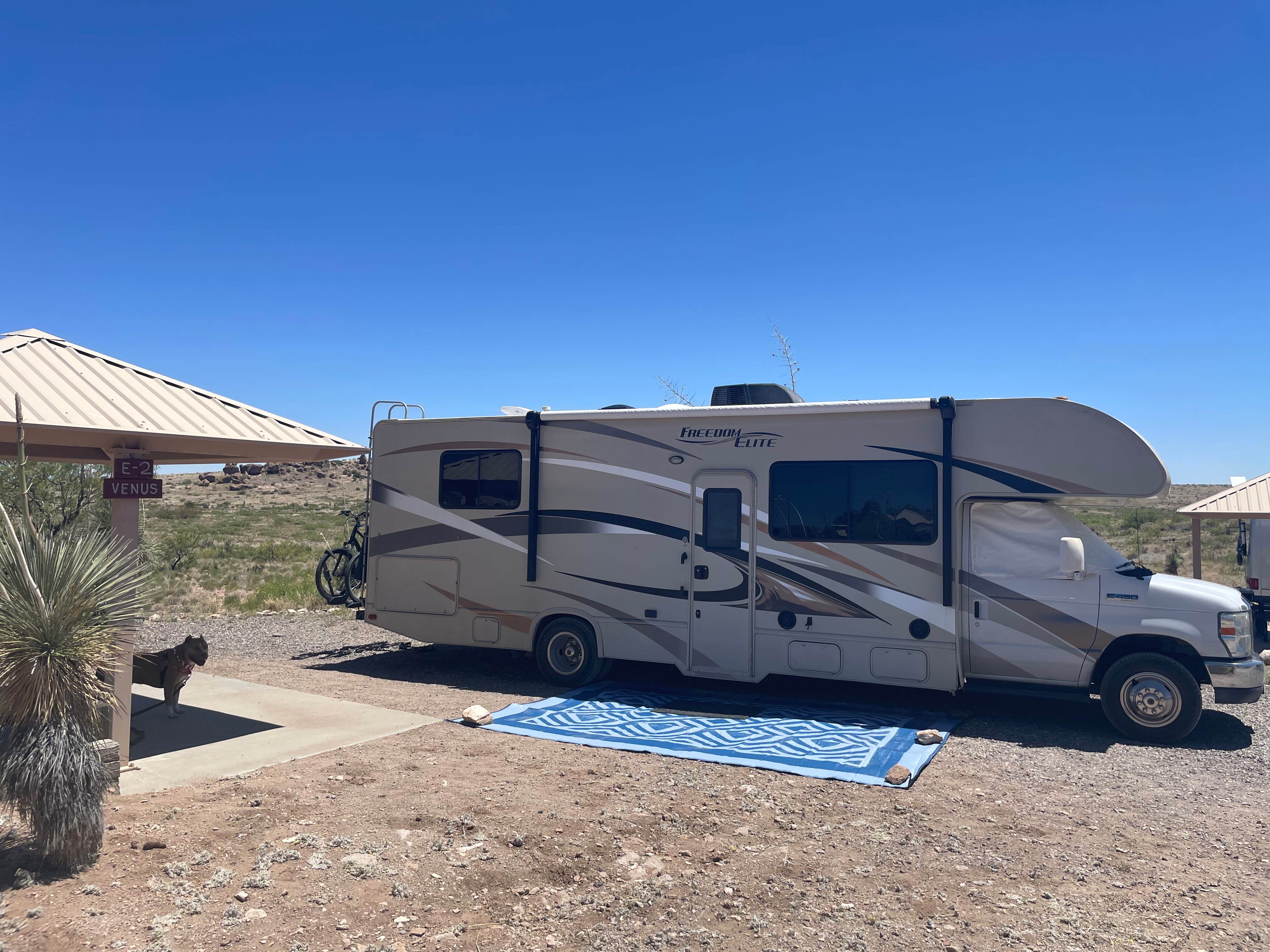 Brian and Janet S.'s photo of camping with pets at City of Rocks State Park Campground near Mimbres, NM
