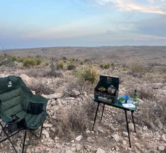 Camper-submitted photo from Mckittrick Ridge Wilderness Campground — Guadalupe Mountains National Park