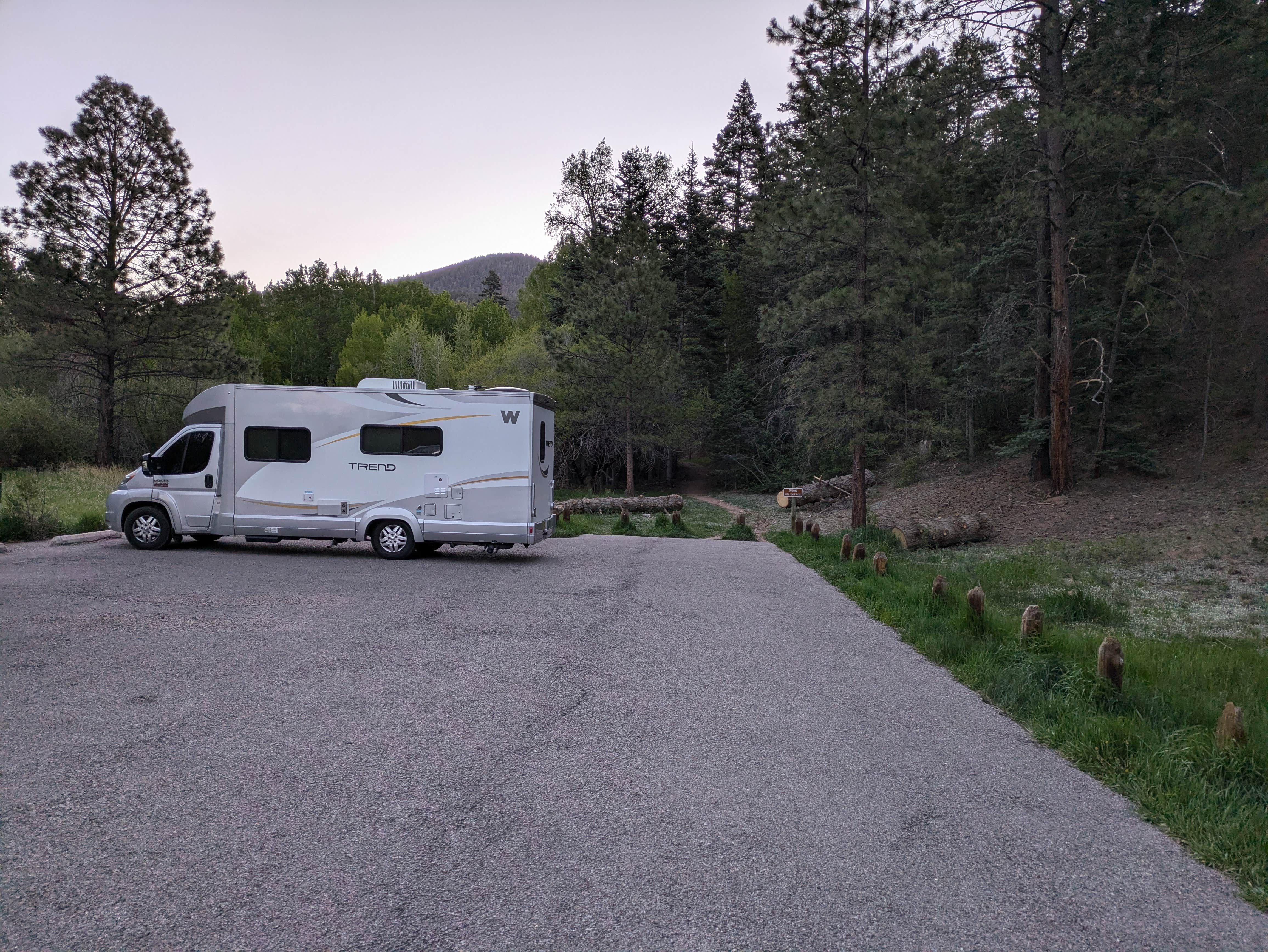 Mike B.'s photo of rv camping at Hyde Memorial State Park Campground near Cleveland, NM