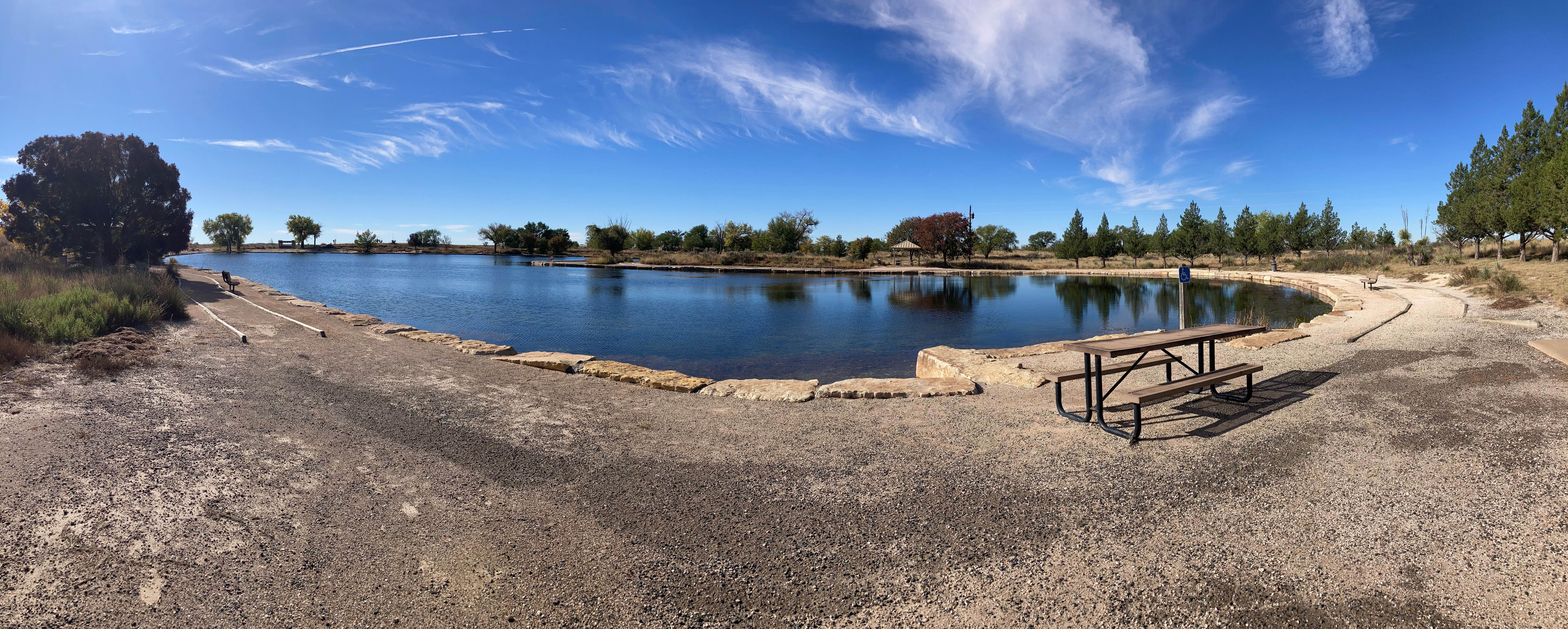 Lisa M.'s photo of camping with pets at Oasis State Park Campground near Portales, NM
