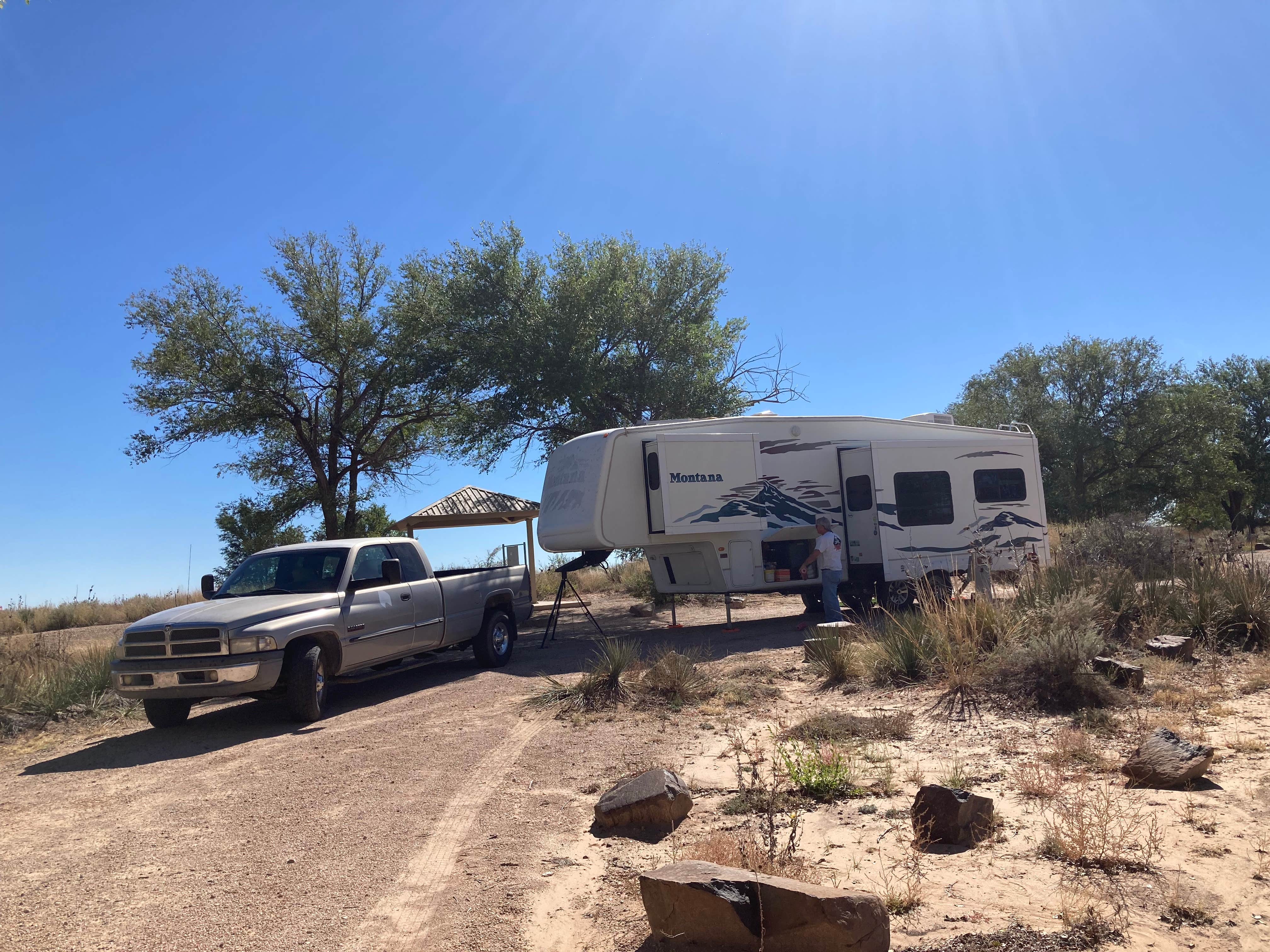 Lisa M.'s photo of rv camping at Oasis State Park Campground near Clovis, NM