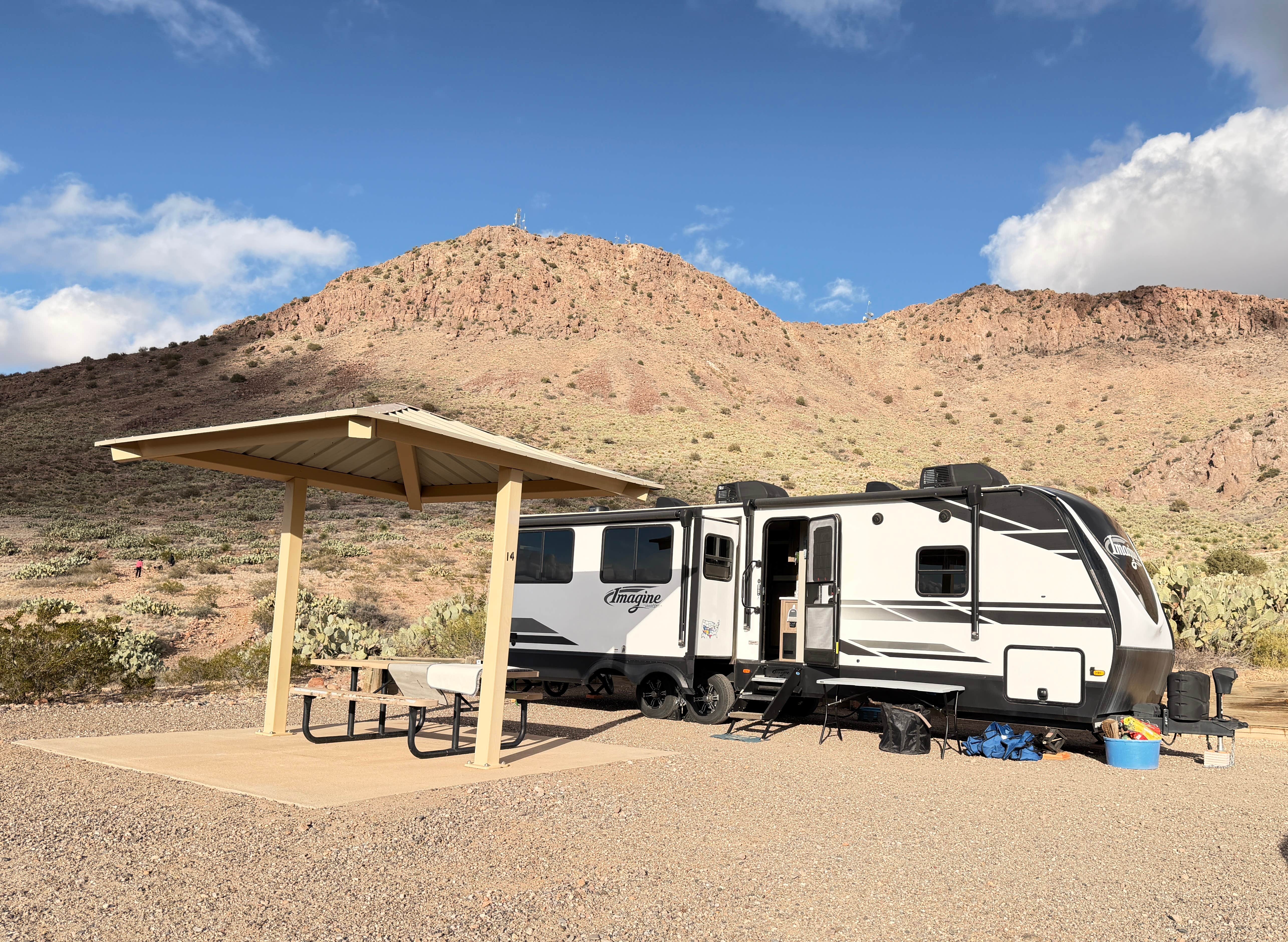 Valentina A.'s photo of rv camping at Rockhound State Park Campground near Deming, NM