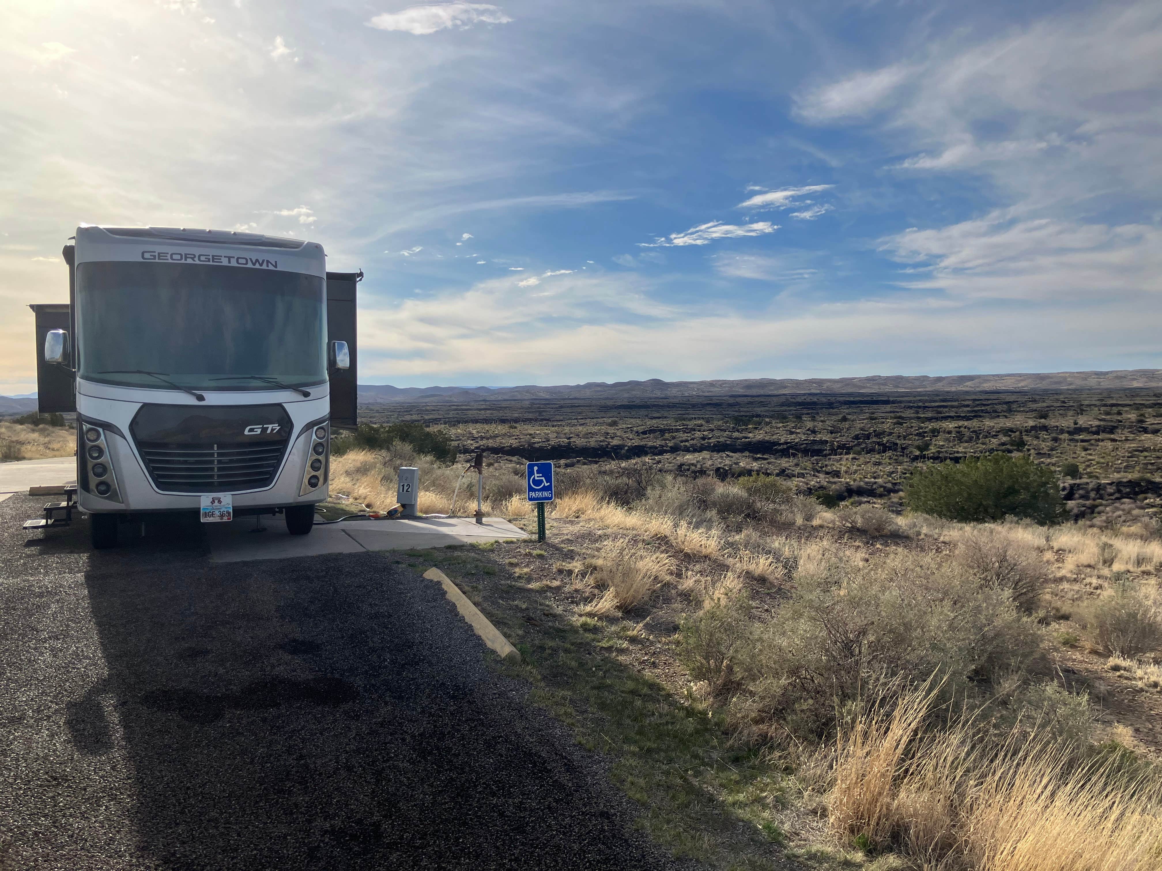 Roger W.'s photo of rv camping at Valley Of Fires Recreation Area near Corona, NM