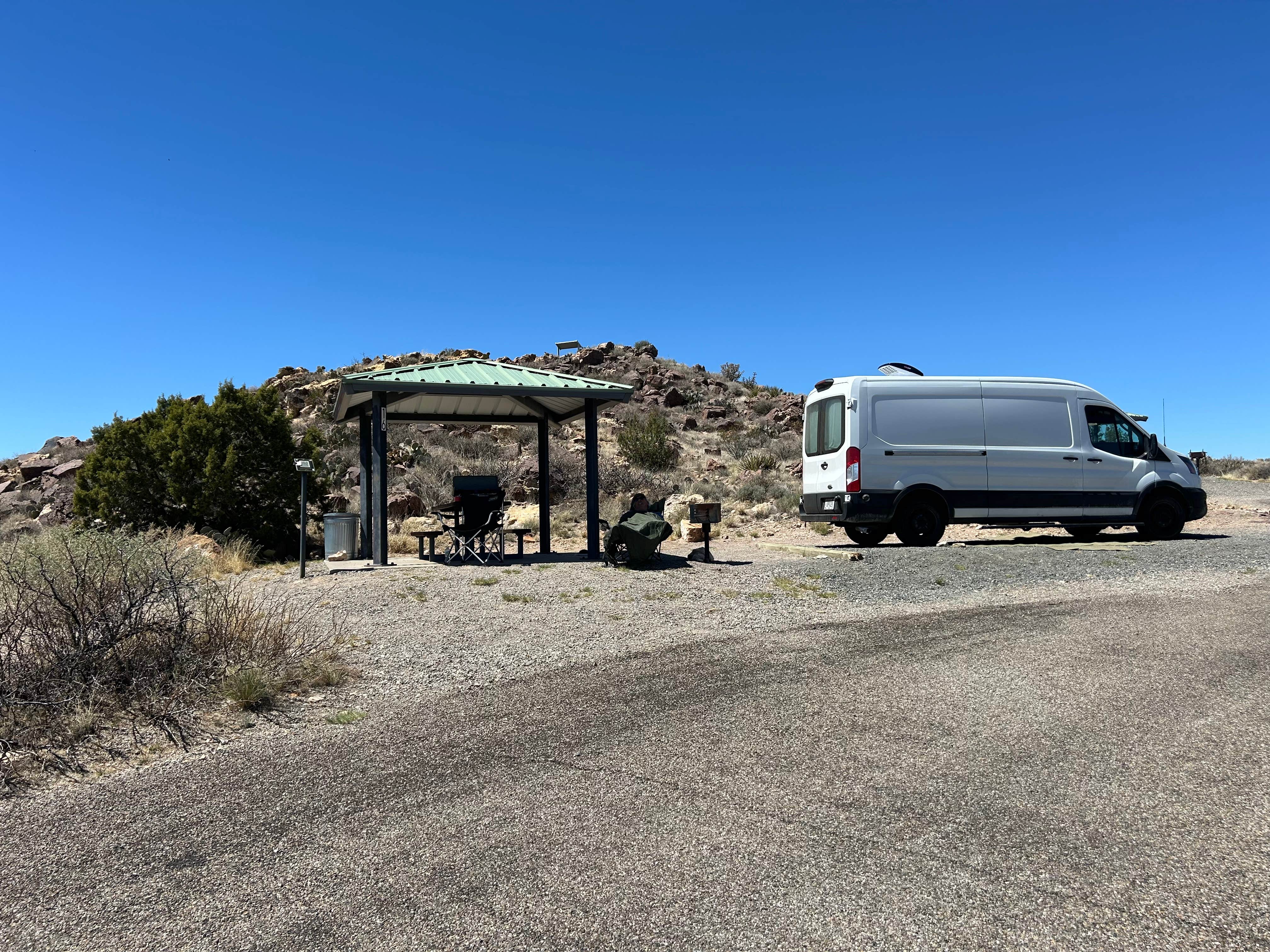 Paulette R.'s photo of rv camping at Valley Of Fires Recreation Area near Coyote, NM