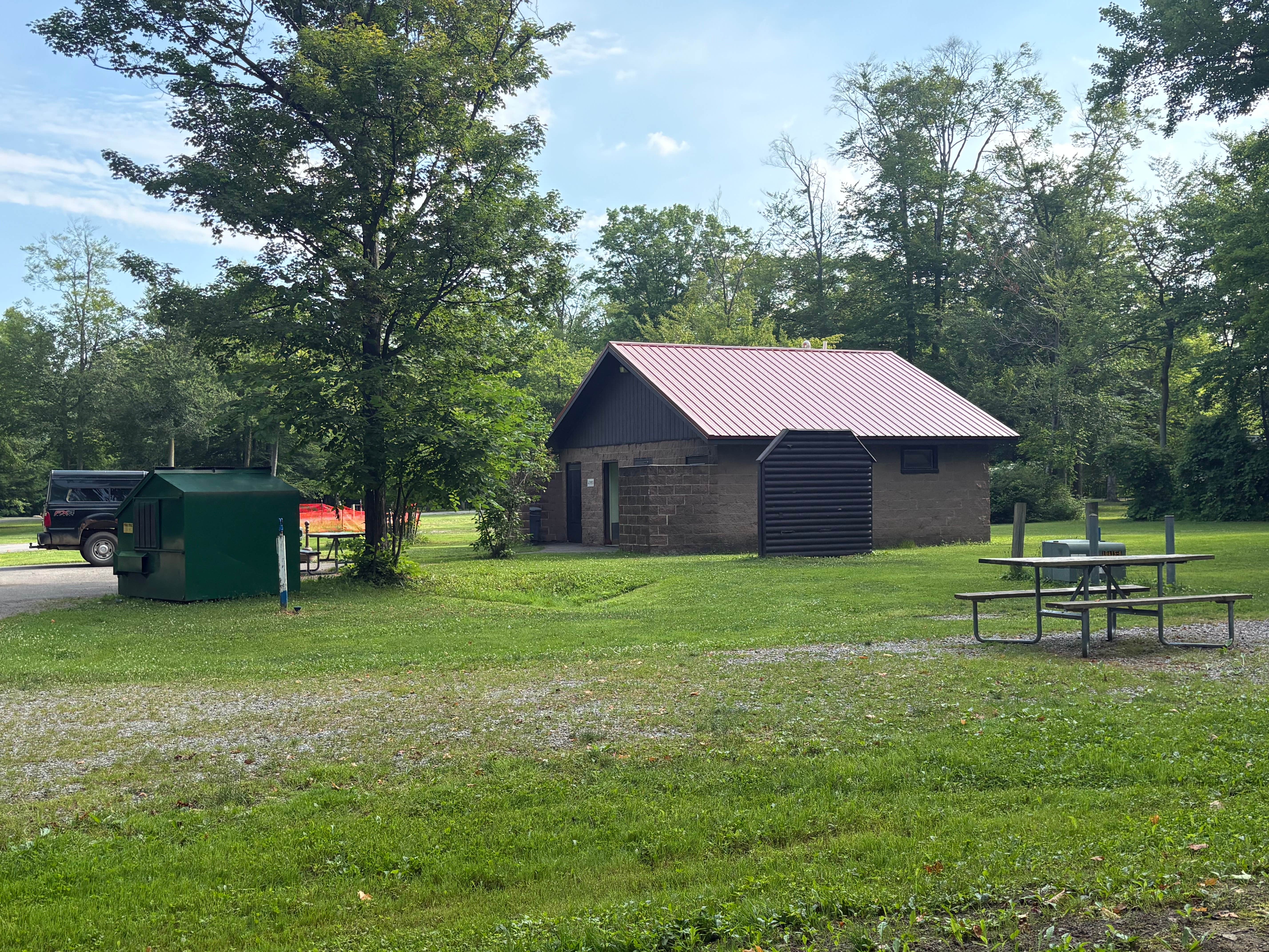 susan F.'s photo of glamping accommodations at Darien Lakes State Park Campground near Java Center, NY