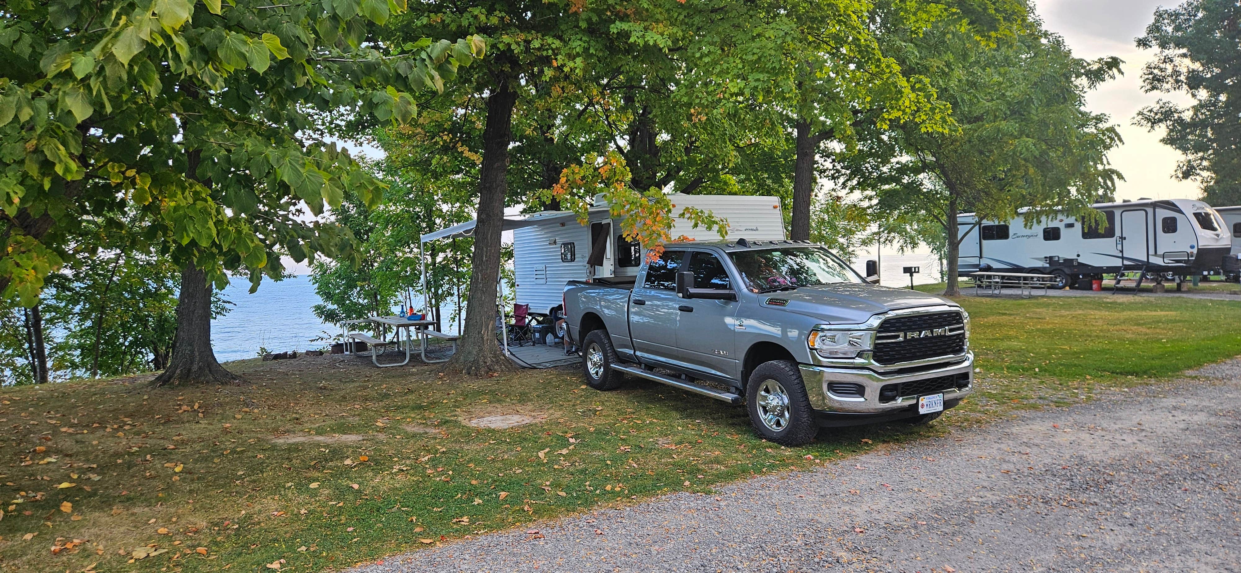 William F.'s photo of rv camping at Golden Hill State Park Campground near Gasport, NY