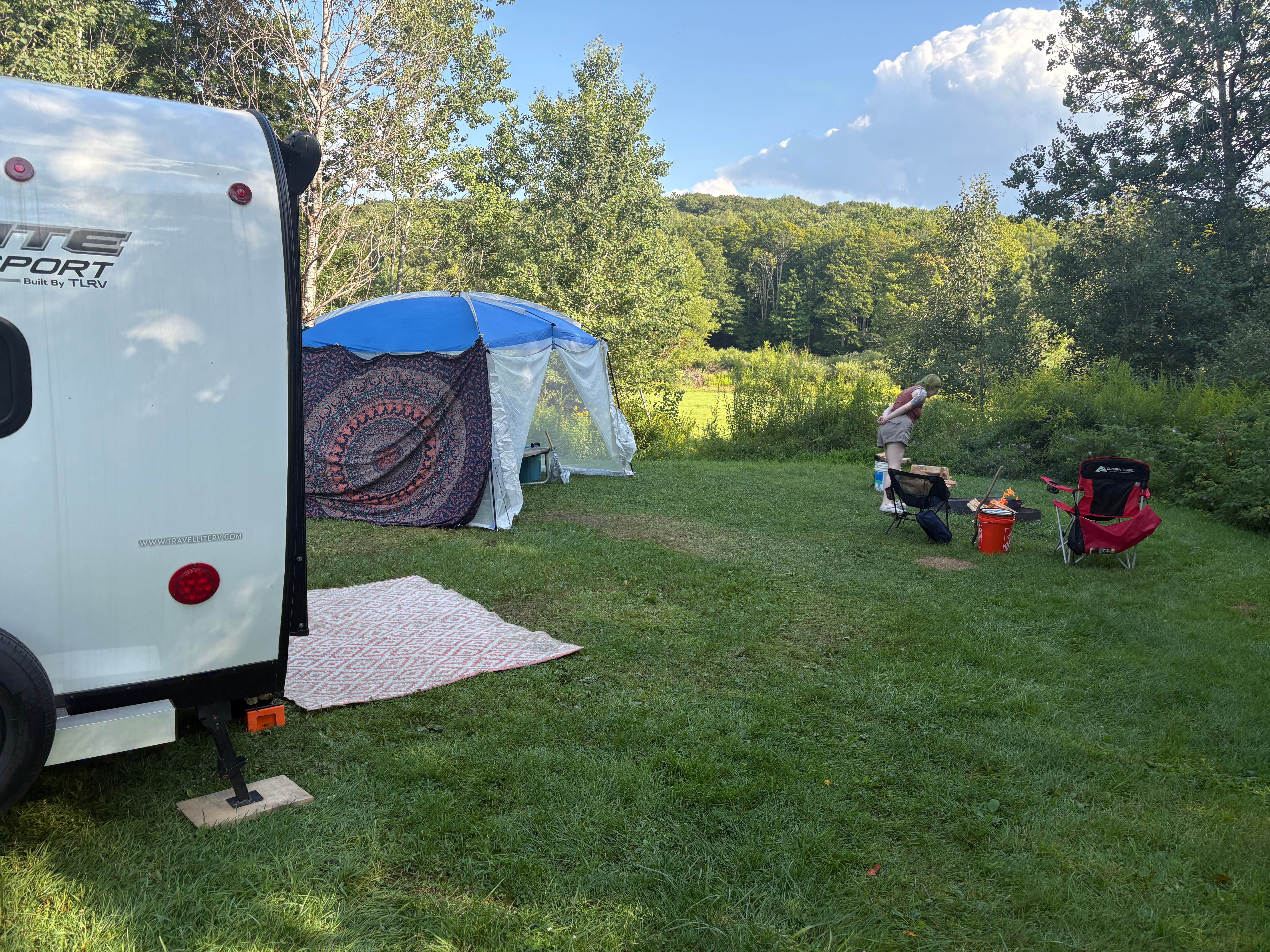 Camper-submitted photo at Oquaga Creek State Park Campground near Deposit, NY
