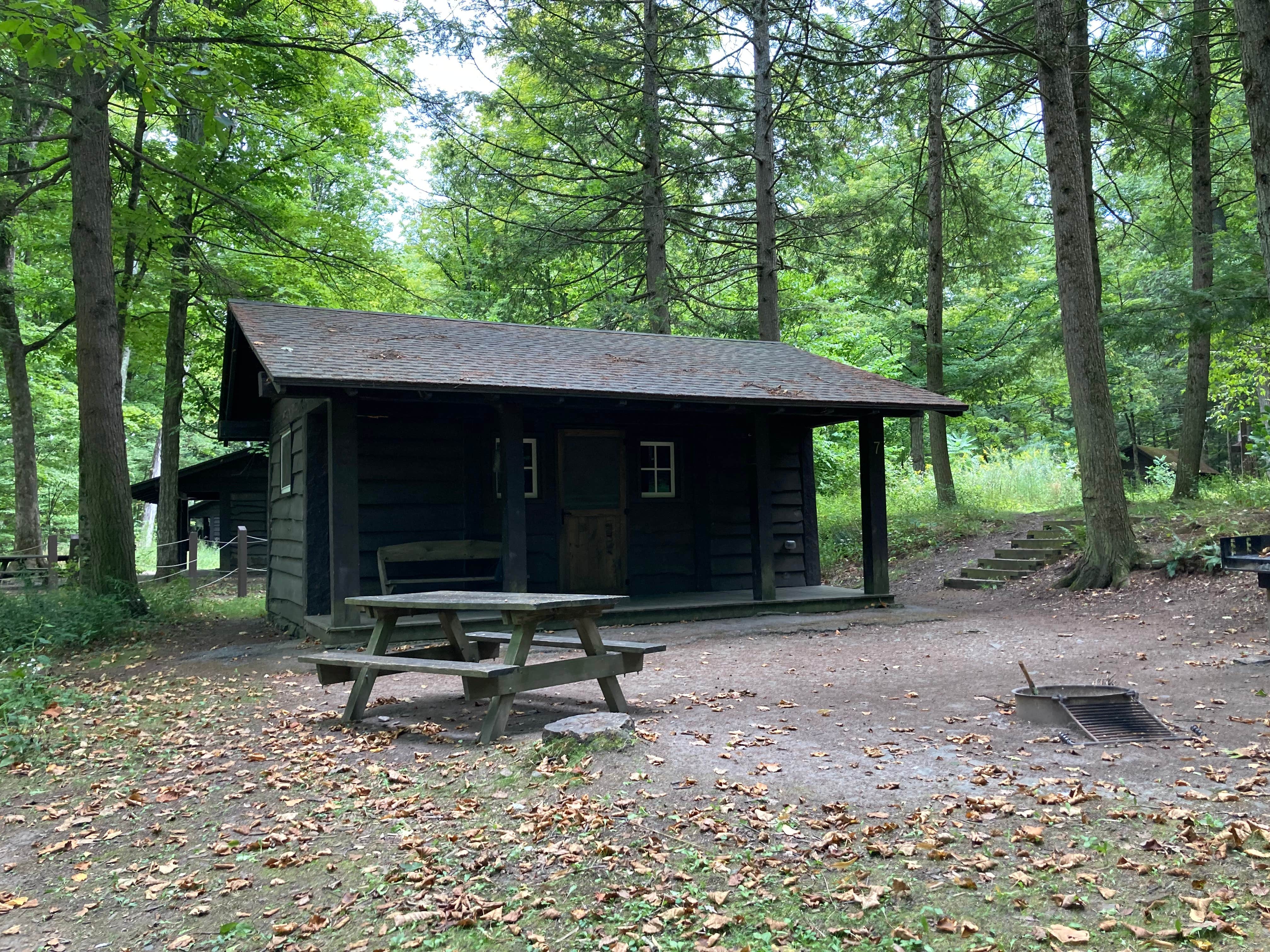 Janet R.'s photo of glamping accommodations at Robert H. Treman State Park Campground near Groton, NY