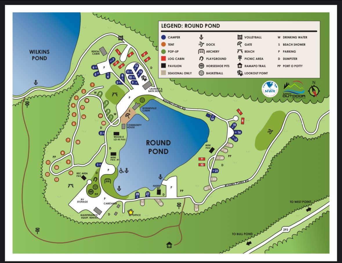 Camper-submitted photo at West Point FMWR Round Pond Outdoor Recreation Area near Cornwall-on-Hudson, NY