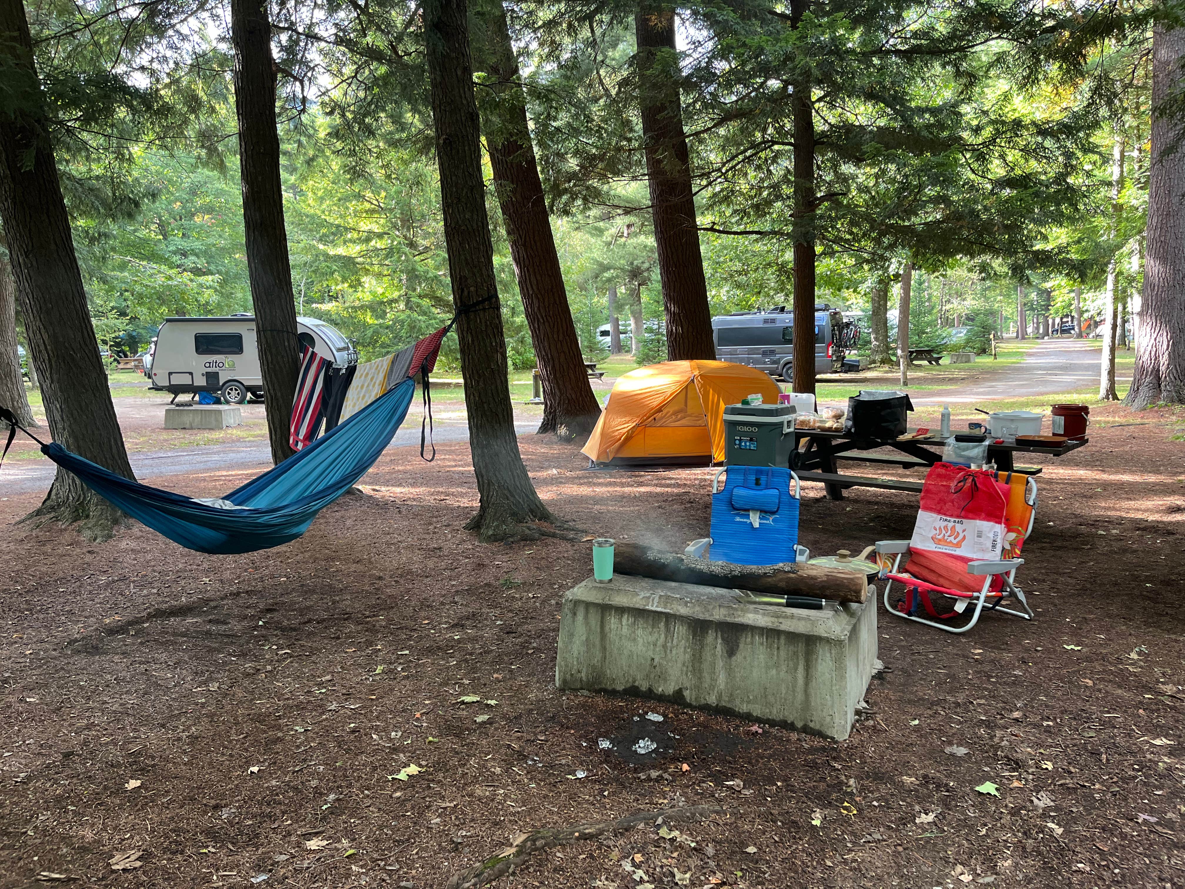 Monica S.'s photo at Wilmington Notch Campground near Loon Lake, NY