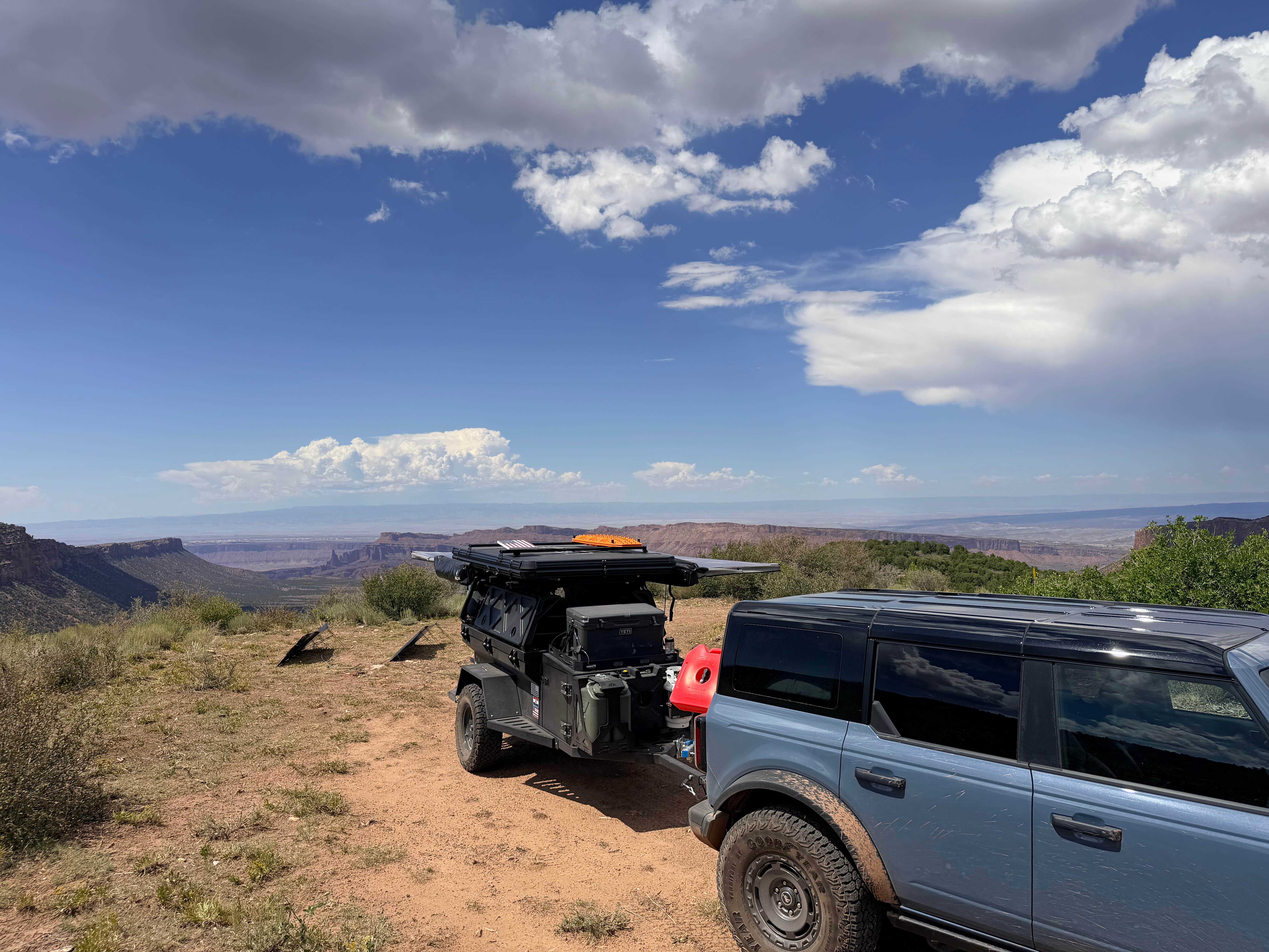 Camping near My Gateway Cabin: Dispersed Campsite Next to Overlook, Castle Valley, Utah