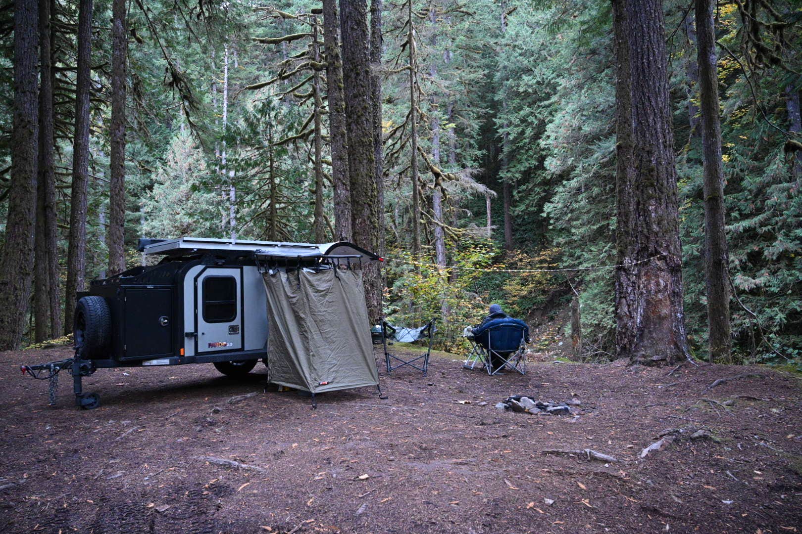 Crispin S.'s photo of a dispersed camping area at NF Dispersed Camping near Lake Chelan National Recreation Area