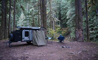 Crispin S.'s photo of a dispersed camping area at NF Dispersed Camping near Hamilton, WA