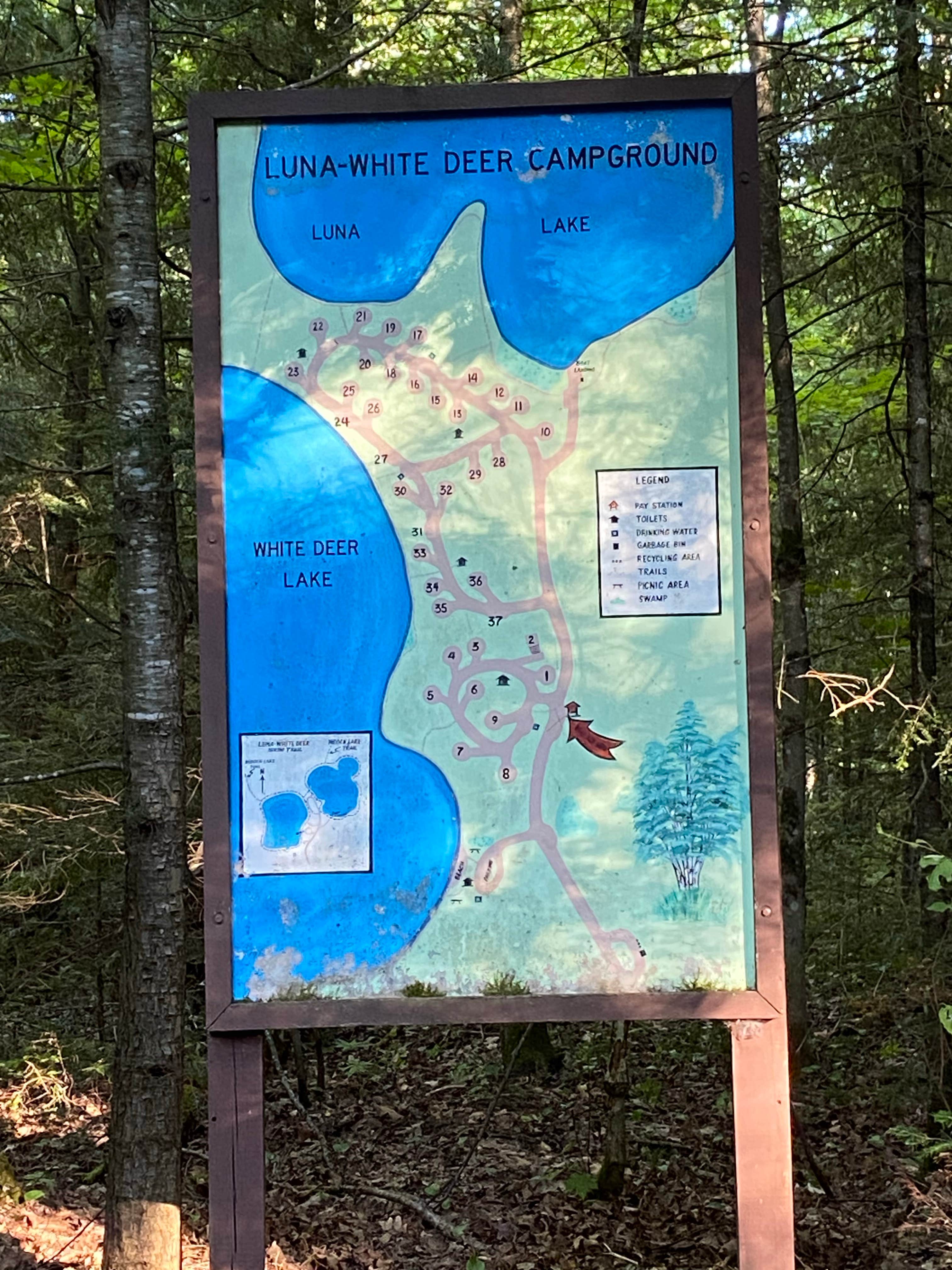 Camping near Windsor Dam: Nicolet National Forest Luna-White Deer Campground, Three Lakes, Wisconsin