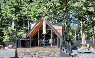 Kyle P.'s photo of a cabin at Normandy Farms Campground near Still River, MA