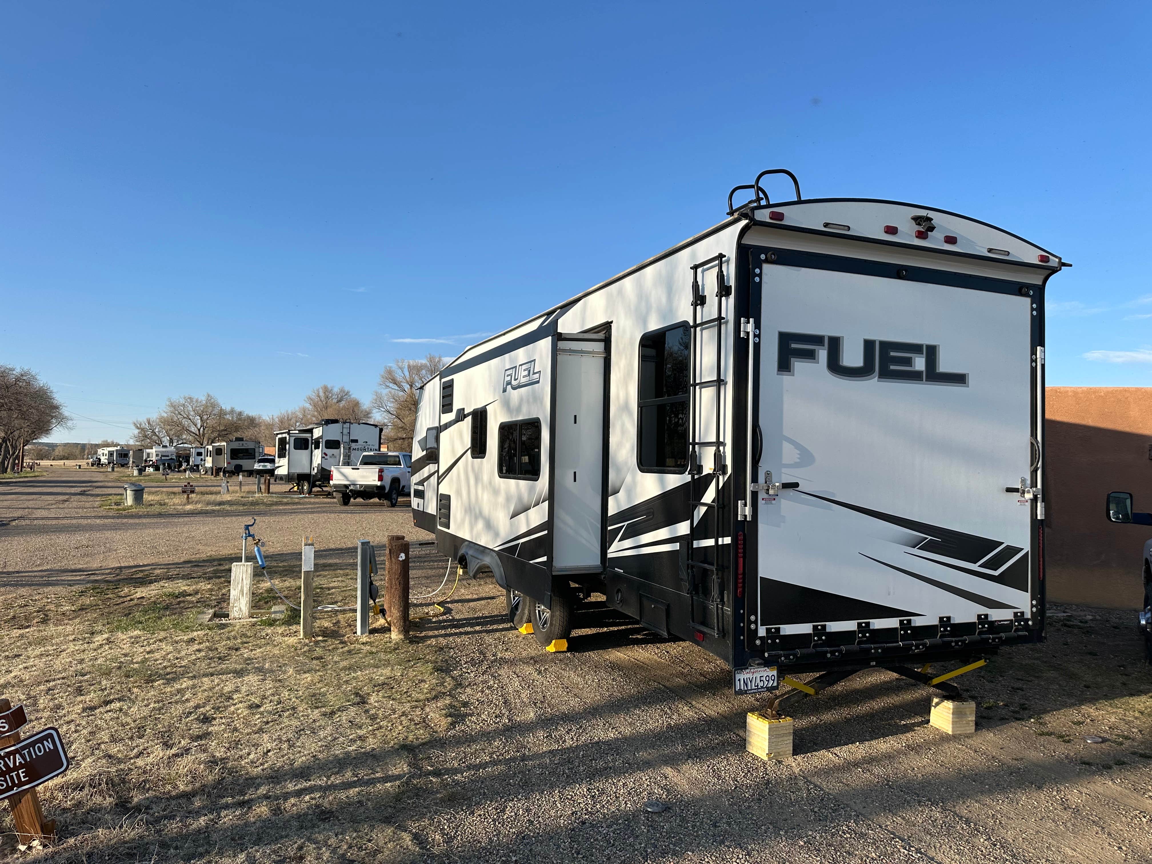 Mike M.'s photo of rv camping at North Area Campground — Storrie Lake State Park near Montezuma, NM