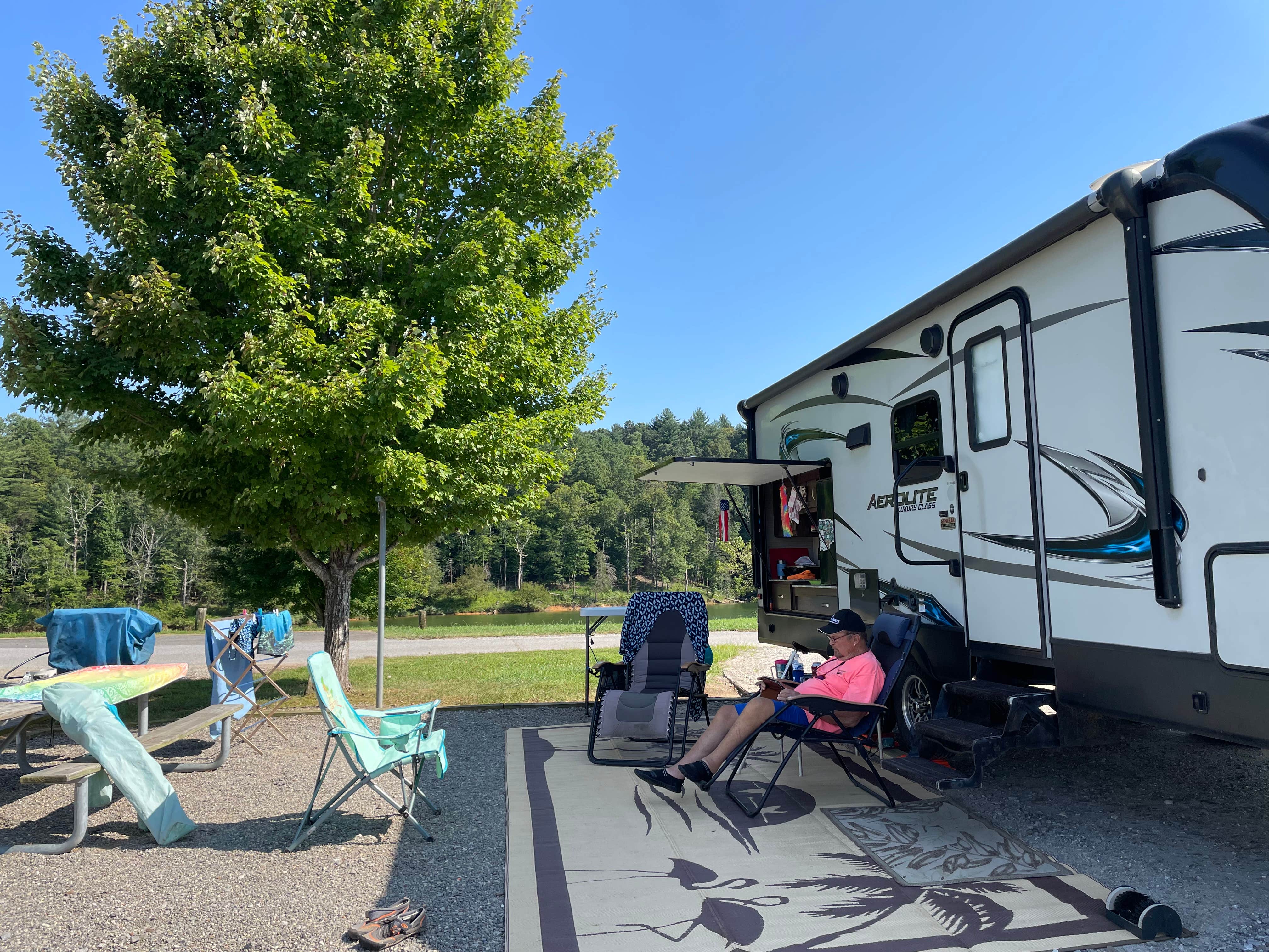 B M.'s photo of rv camping at COE W Kerr Scott Reservoir Bandits Roost Campground near Blue Ridge Parkway